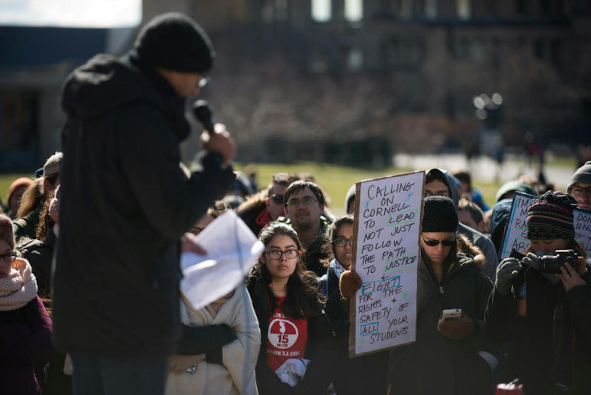 Sanctuary Now! Protest. (Cameron Pollack / Sun Photography Editor)