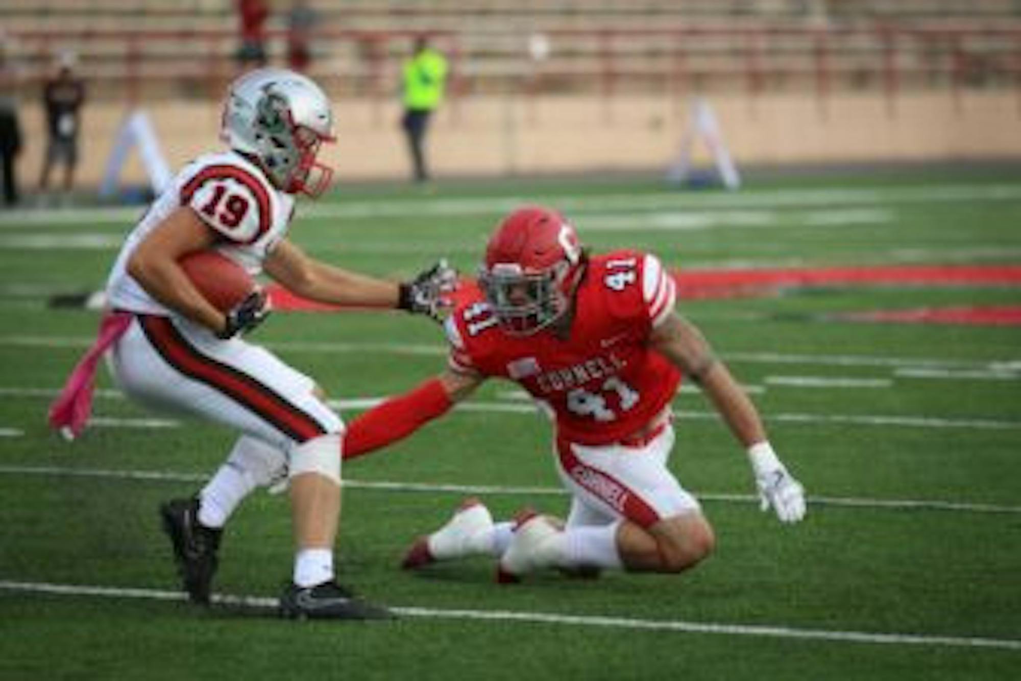 Senior safety Nick Gesualdi has taken Ivy Defensive Player of the Week for the first time this season.