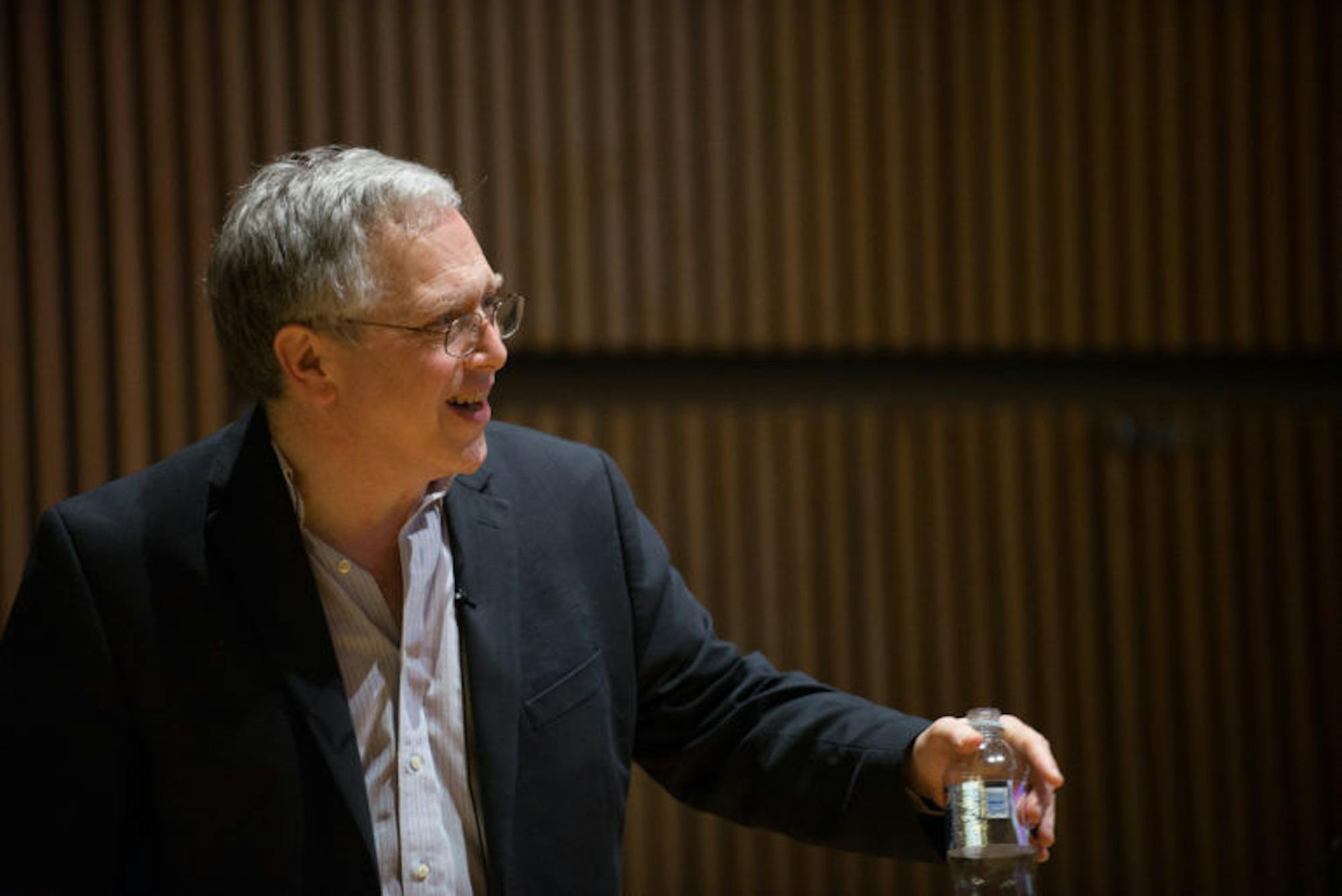 Mortar Board Last Lecture with Dr. Harry Segal in Goldwin Smith Hall's HEC auditorium.
