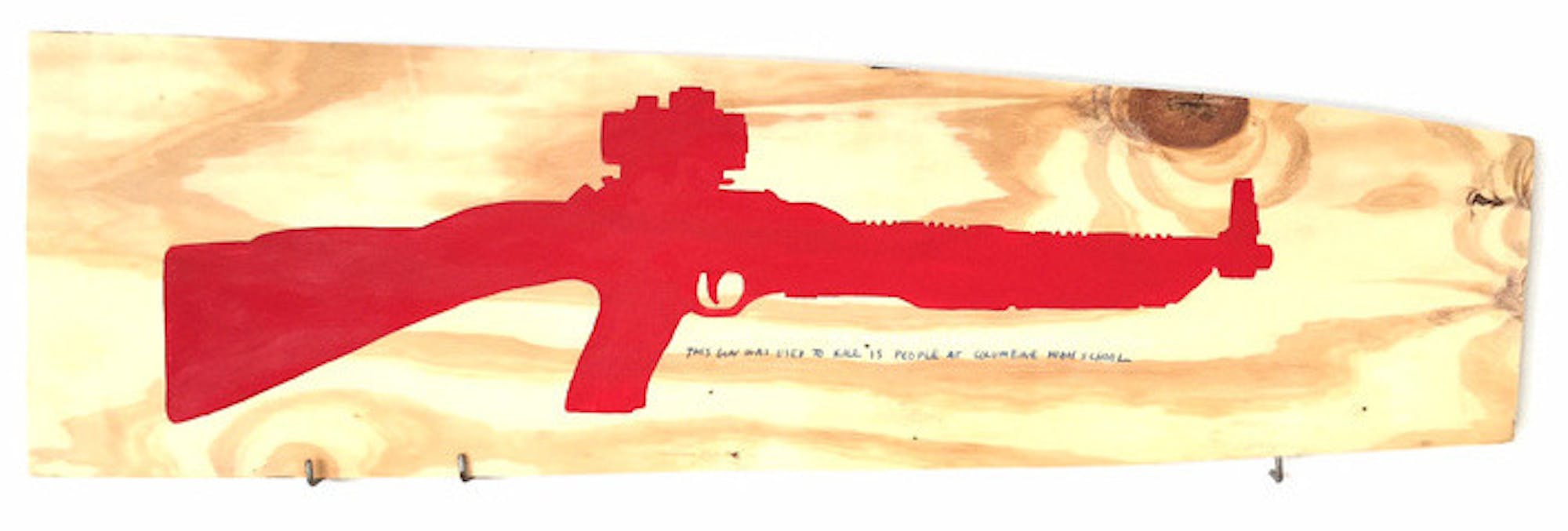 One of the guns used in the 1999 Columbine High School Massacre.