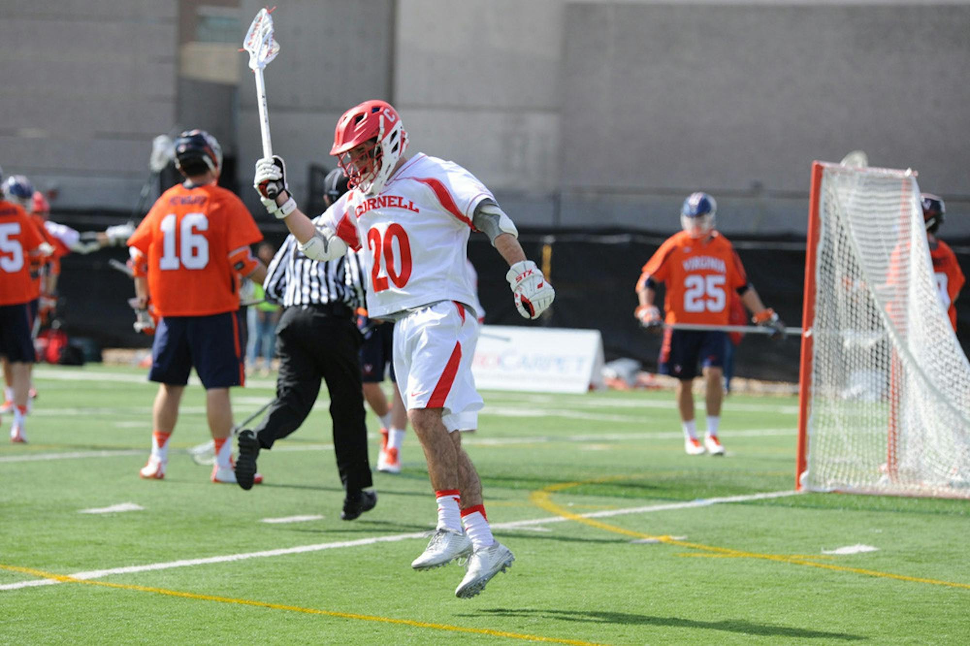 Freshman midfielder Ryan Bray scored his fourth goal of the season against the Raiders.