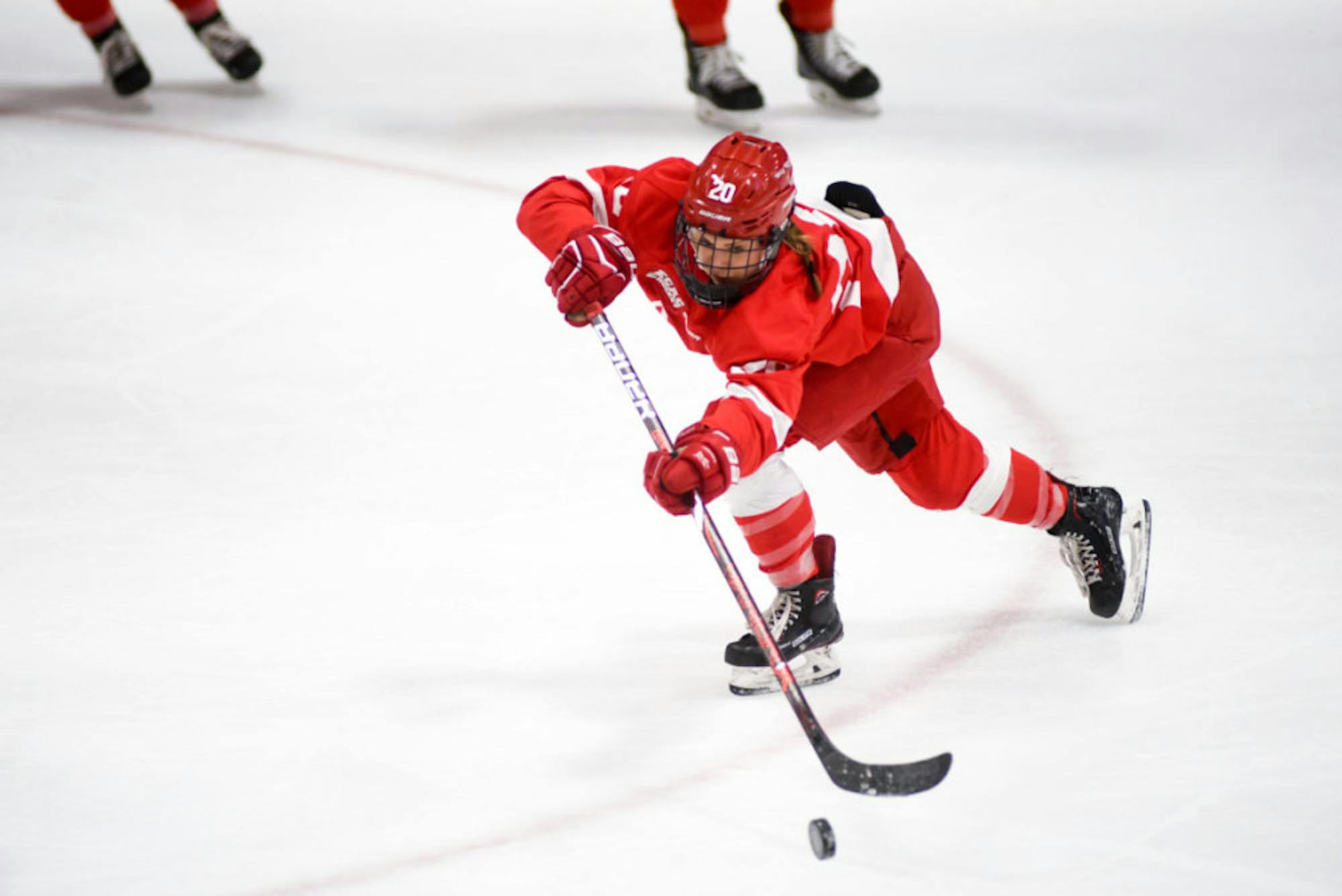 Junior forward Kristin O'Neill got the scoring started on Friday with her 12th goal of the season.
