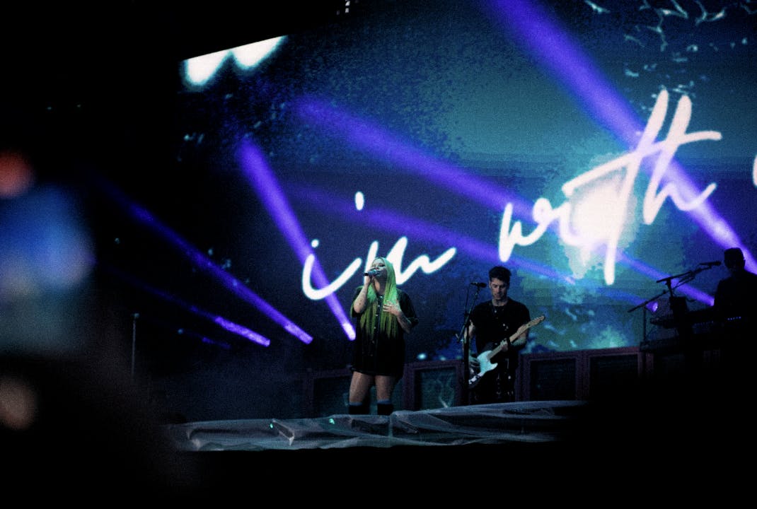 Avril Lavigne performing at Boston Calling. Courtesy of Arina Zadvornaya.