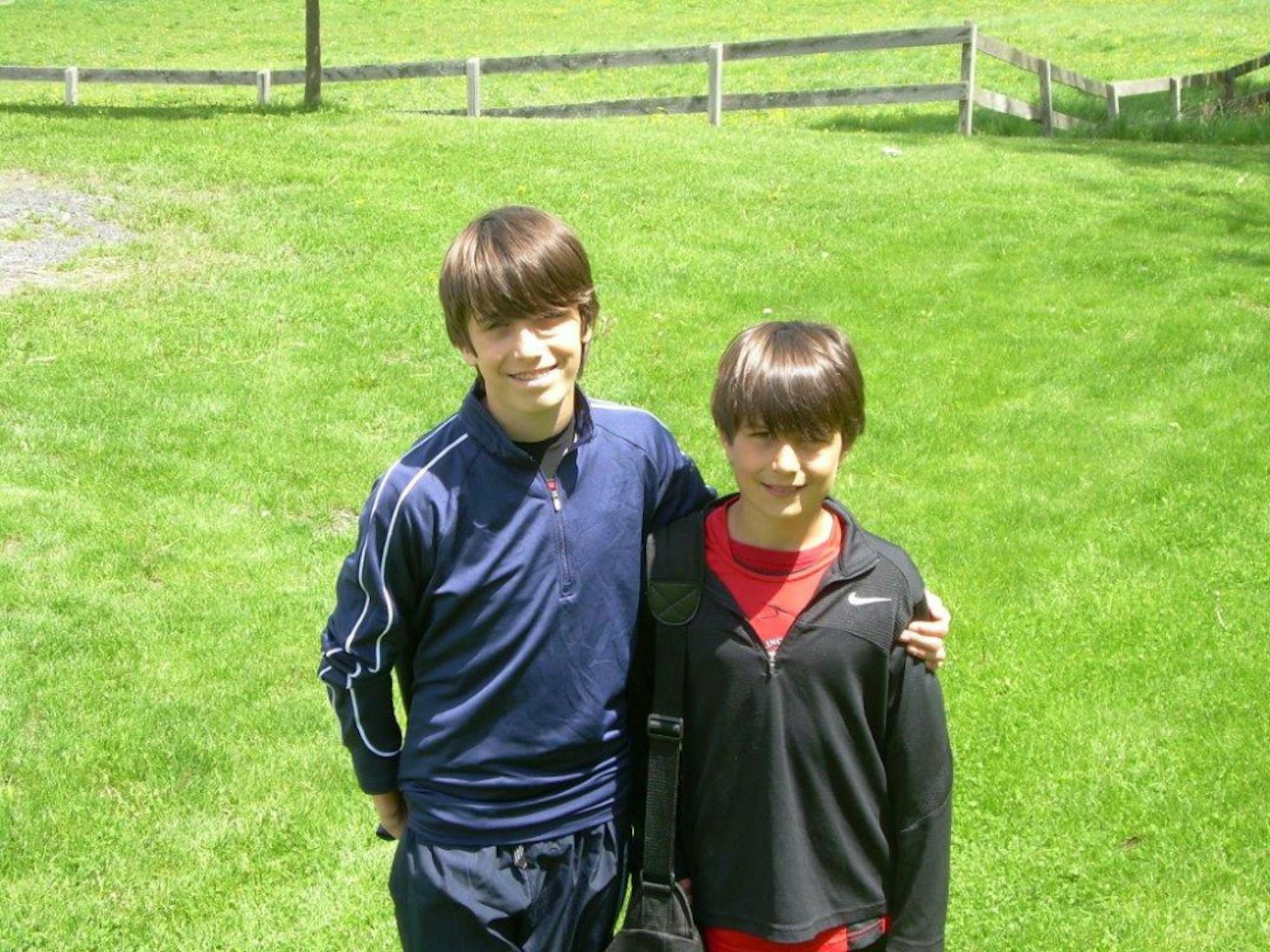 Baynes brothers in their younger years.