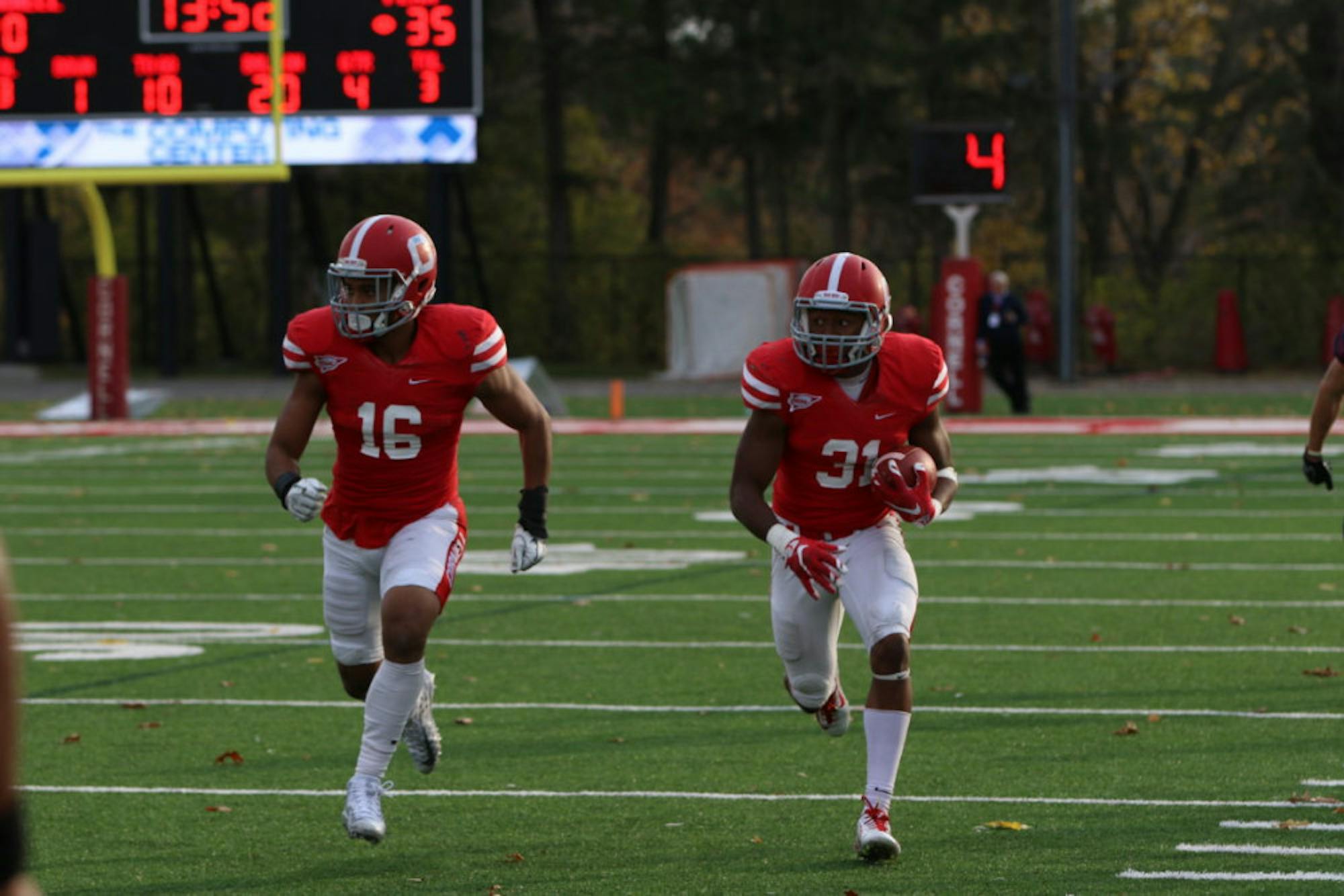 Justin Solomon (left) and DJ Woullard (right) are poised to contribute daily to the Red's secondary.