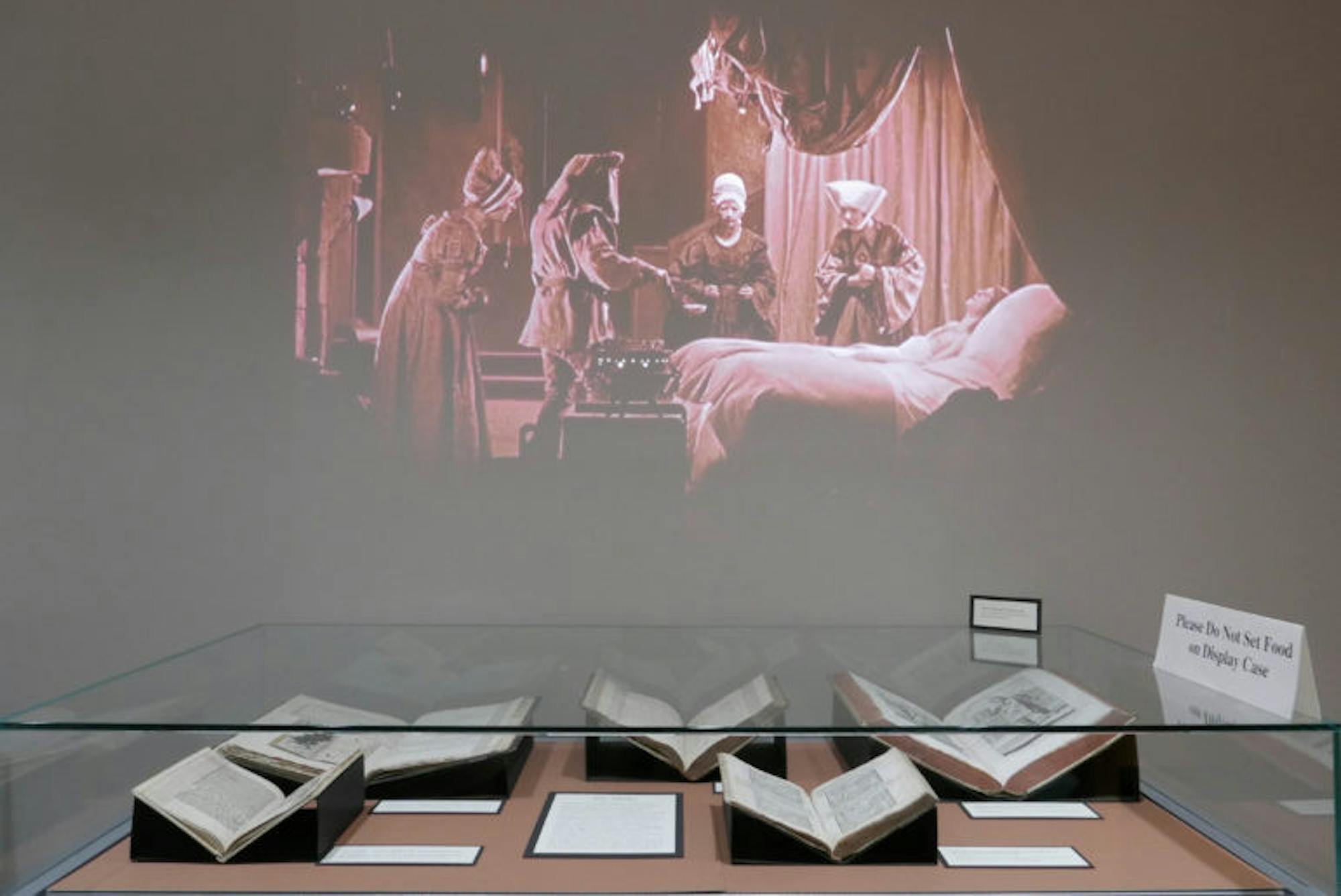 The exhibit features a variety of rare manuscripts, photographs and historical movie posters and is known to be the largest witchcraft collection in North America (Michael Wenye Li/ Sun Assistant Photography Editor)