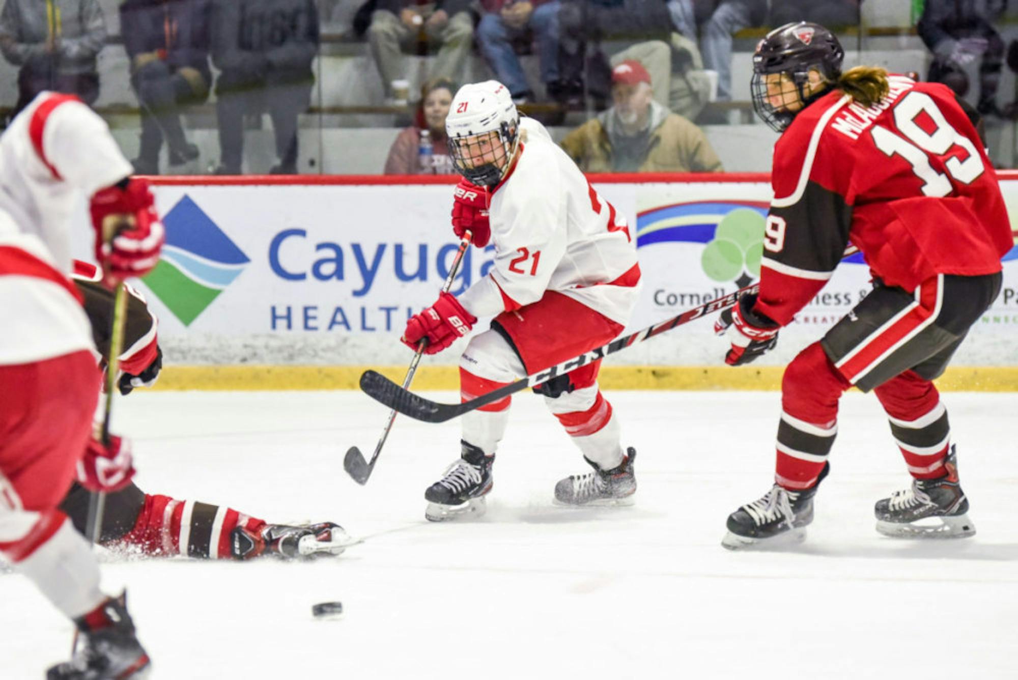 After a slow start, Cornell came back out with improved precision and executed its plays.
