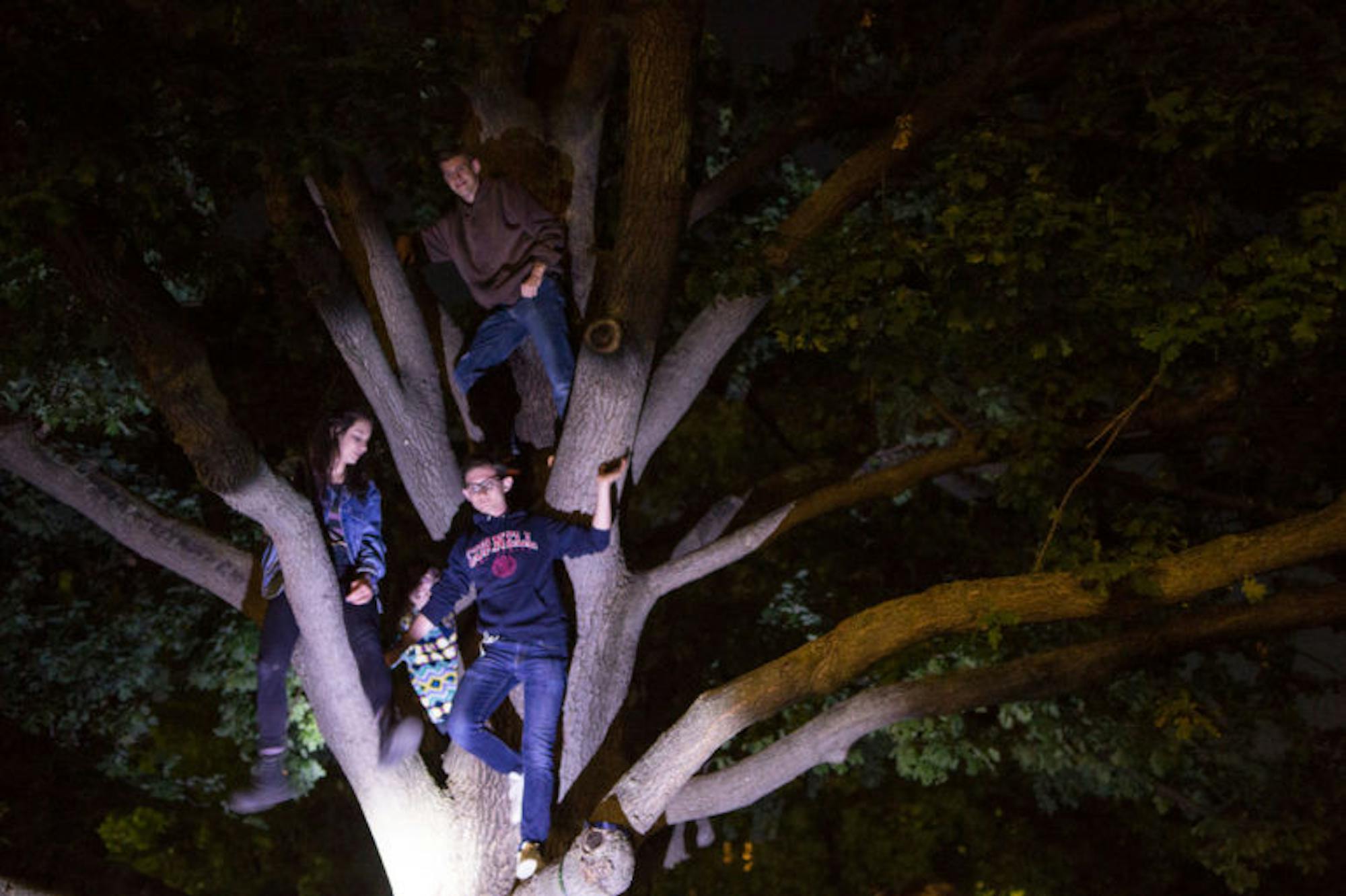 Many students gathered together on Tuesday night to express their solidarity with the disaster relief measures being undertaken.