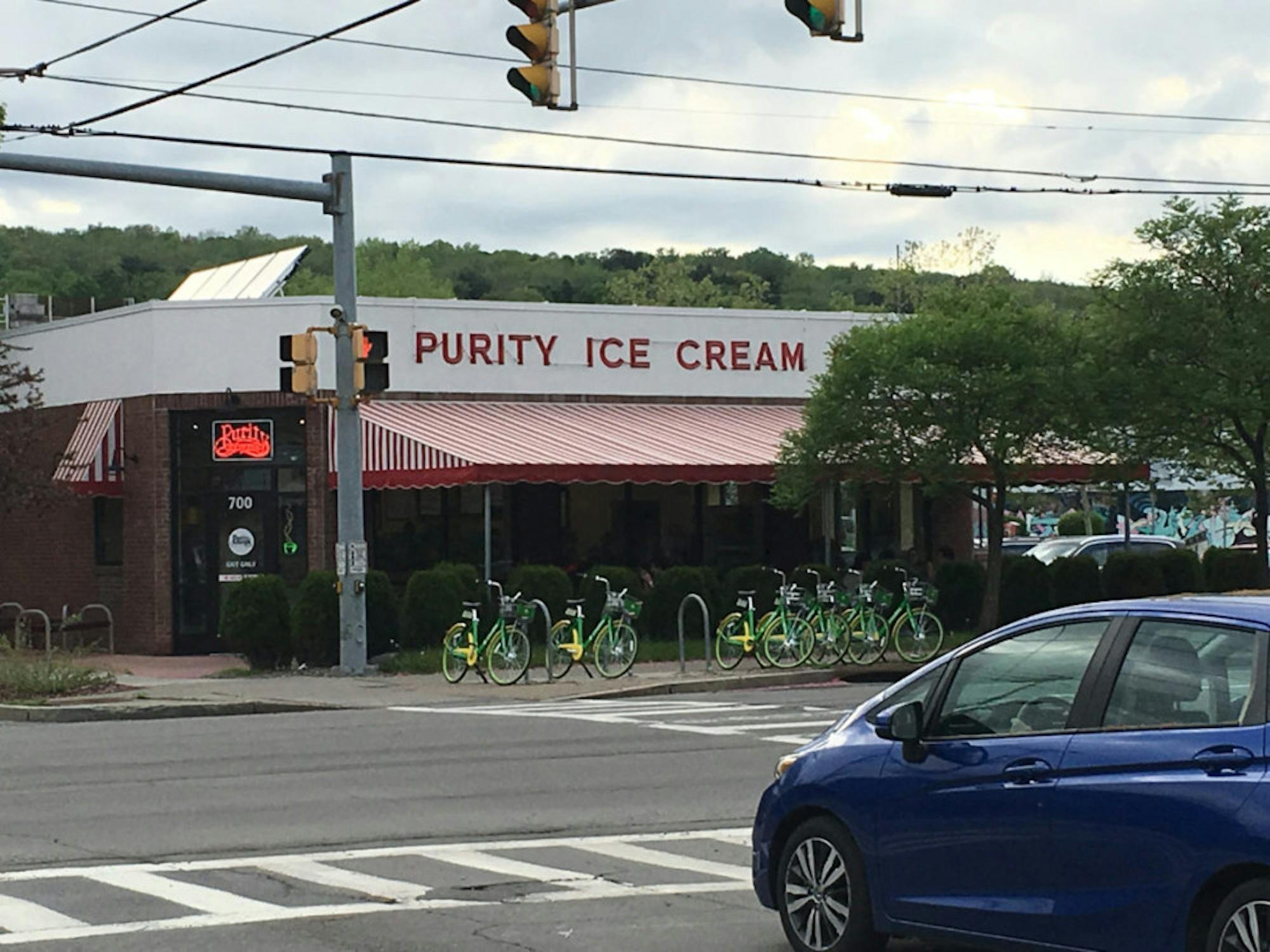 Businesses like Purity Ice Cream have struggled in the four months since many of Ithaca's 30,000 or so college students abruptly left.