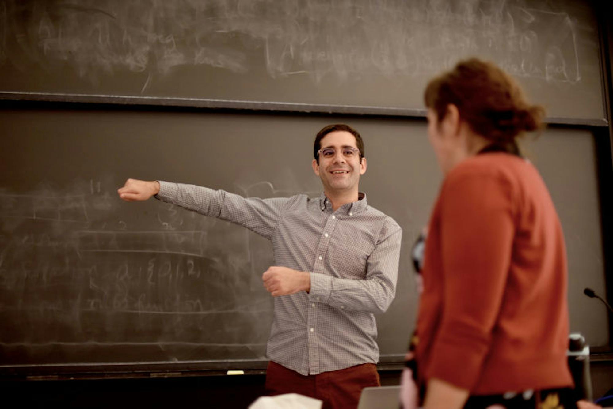 Assistant Professor Solon Barocas presents at