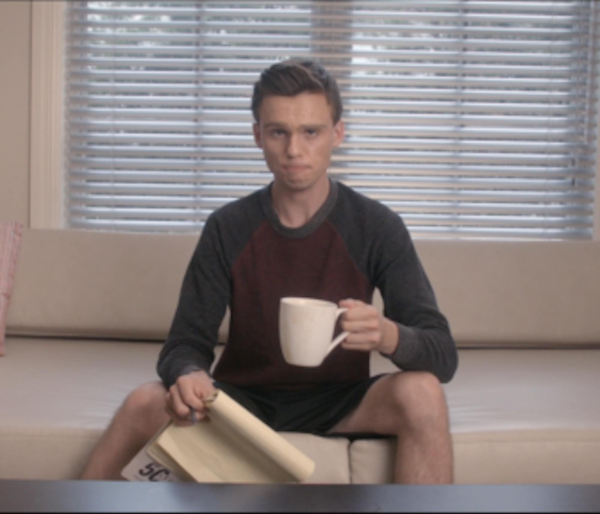 Matt Haggerty '17 stars as AJ Fitzpatrick in the film he wrote, directed and produced.