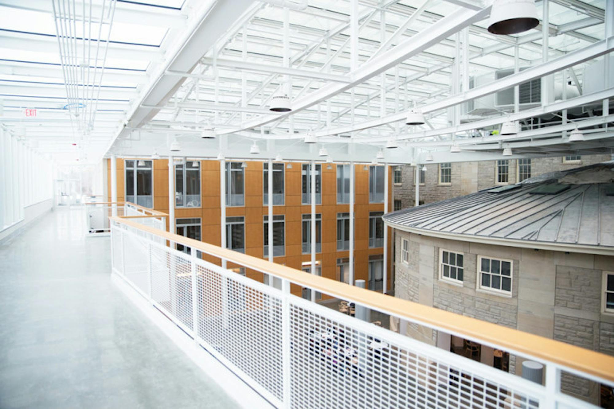Klarman Hall is home to the Department of Romance Studies, some members of the Department of Comparative Literature and the advising and admissions offices for the College of Arts and Sciences.
