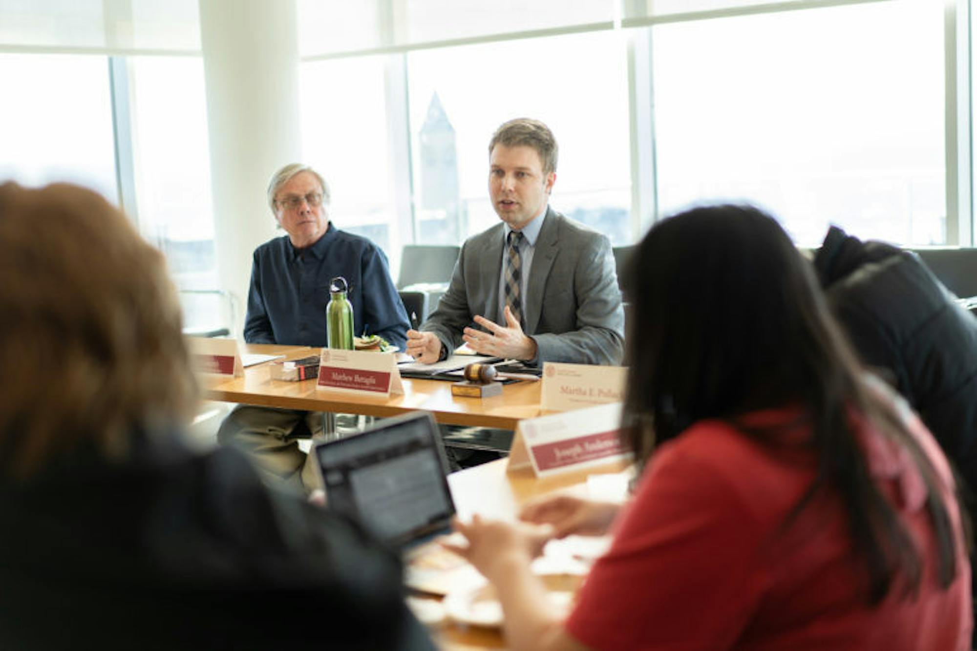 The University Assembly met at the Physical Sciences Building on Tuesday. (Jing Jiang / Sun Assistant Photography Editor)