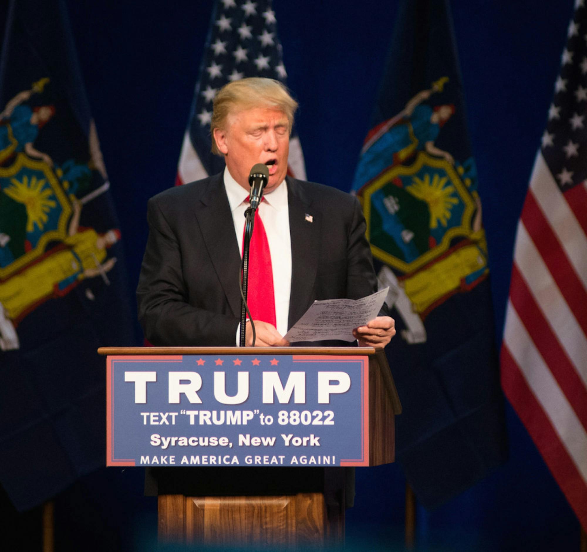 Donald Trump promises to