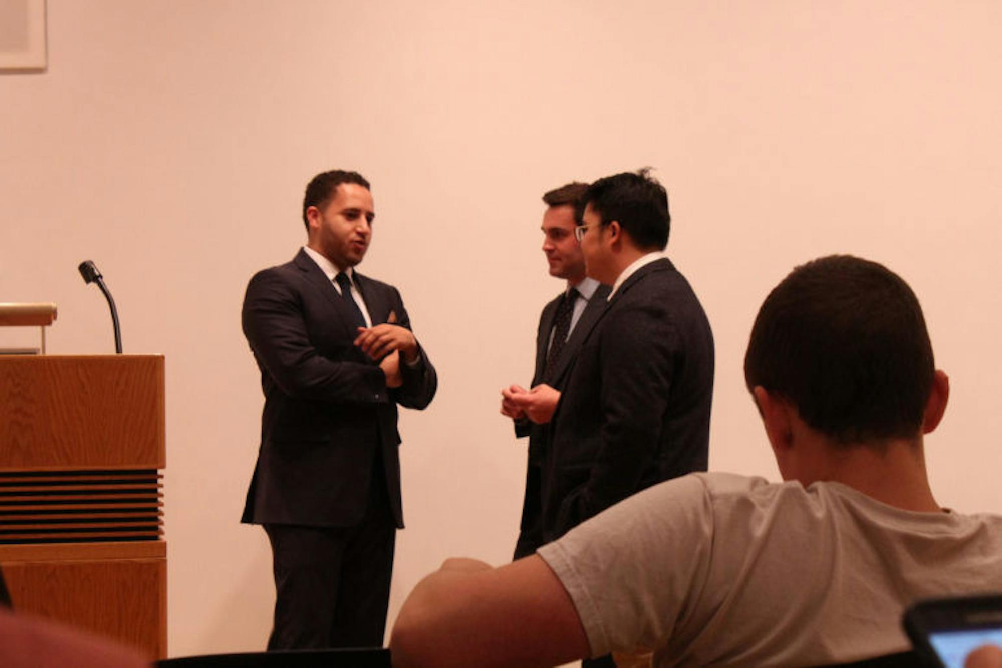 Mayor Svante Myrick '09 spoke at Saturday's gala.