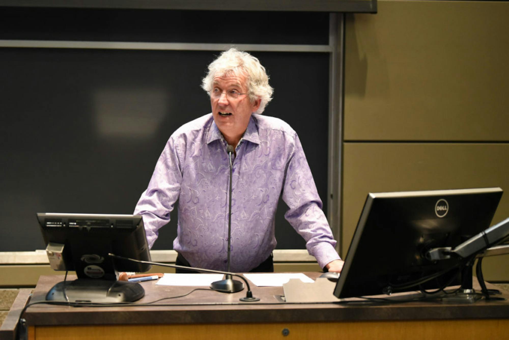 Charlie Van Loan, the dean of faculty, asked President Pollack if she could say anything more about Prof. Soumitra Dutta's resignation, but the president said she would not discuss personnel matters.
