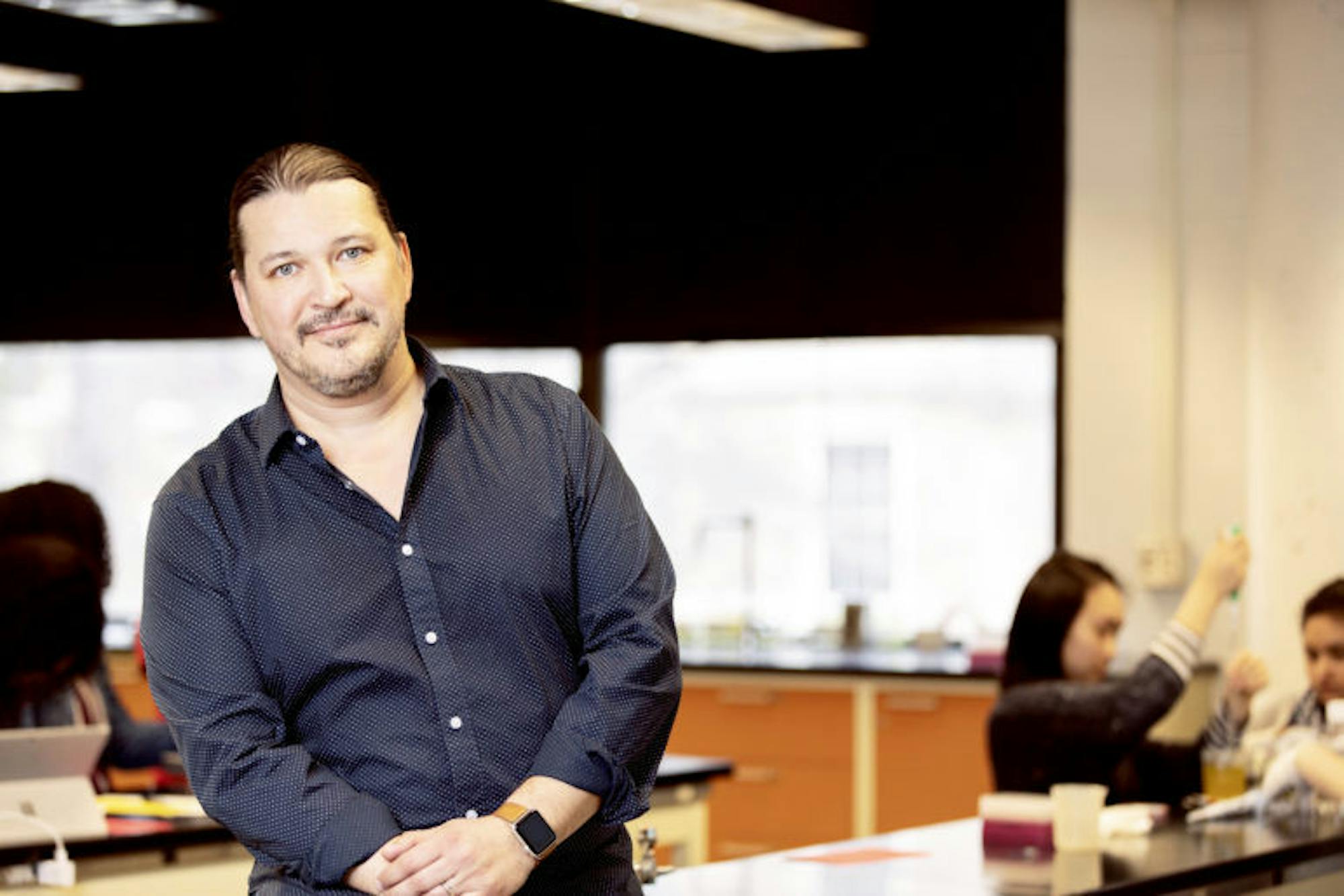 Before transitioning to virtual learning Prof. Mark Sarvary's, biology, course focused on lab techniques and active learning. In the past year, Sarvary and his team have used various applications to engage students virtually.