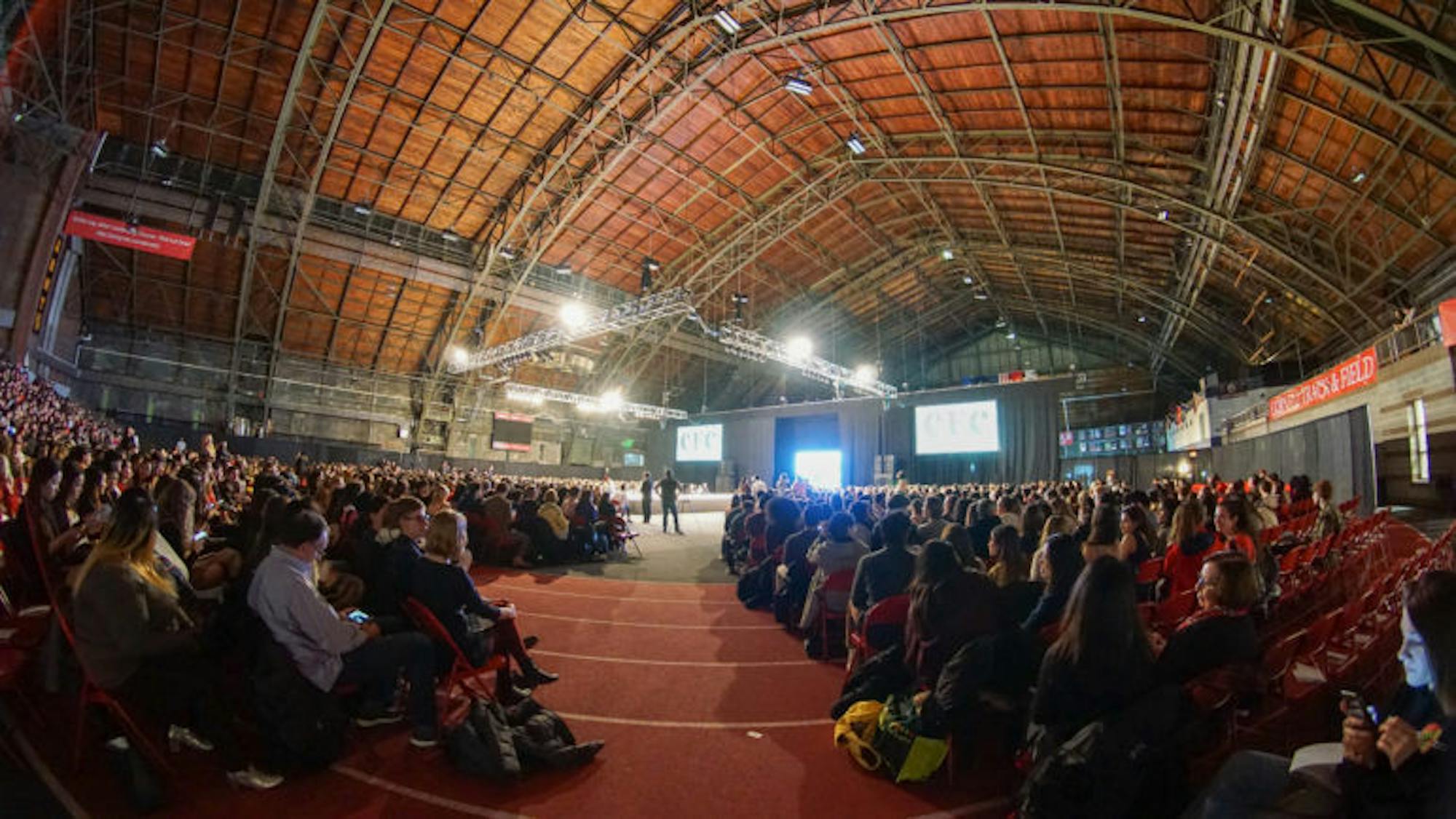 Cornell Fashion Collective’s annual fashion show took place Saturday night at Barton Hall. (Yisu Zheng / Sun Staff Photographer)