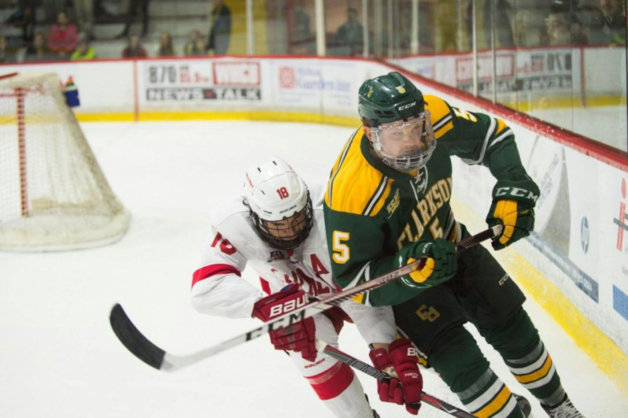 Cornell mustered just 15 shots on goal in the teams first loss of 2017-18.