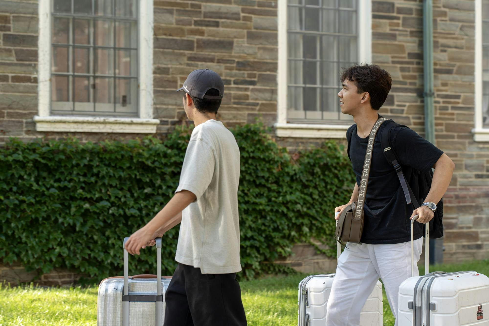 Students With Suitcases
