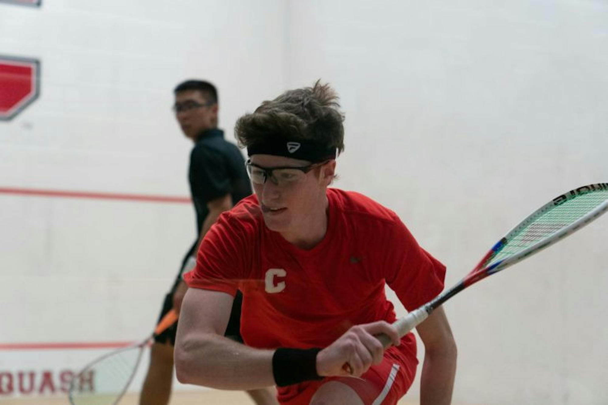 On Saturday, the men's squash team claimed a 7-2 victory over Brown. (Ben Parker / Sun Staff Photographer)