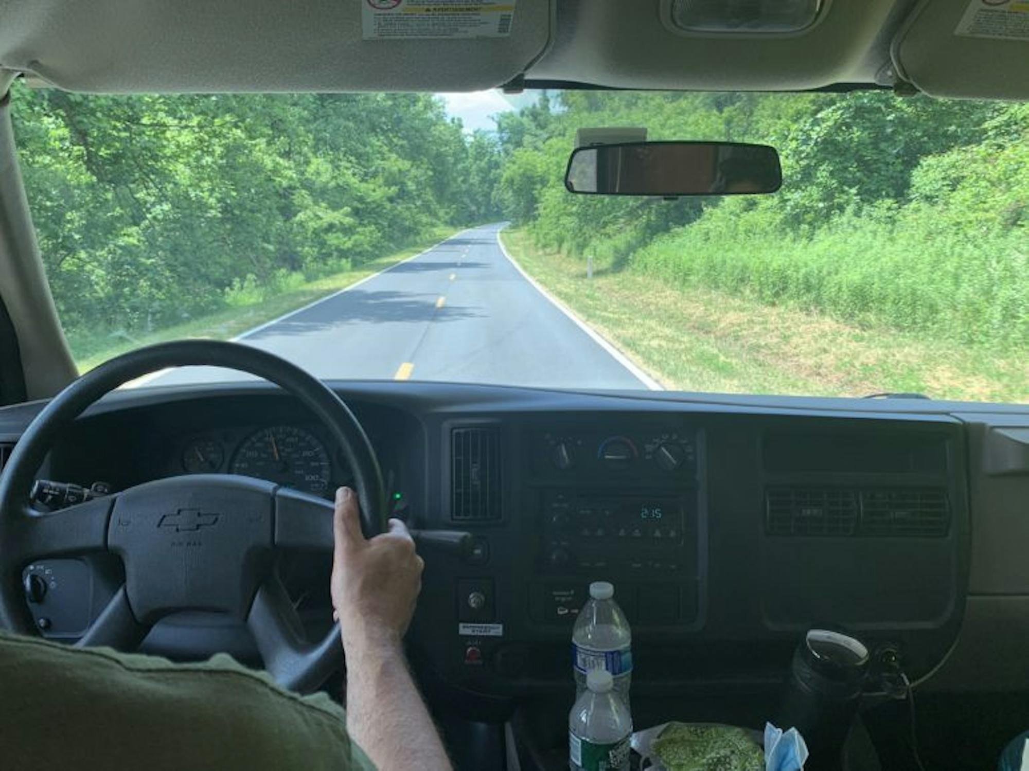 Driving on a family trip. (Sarah Austin, Sun Staff Writer)