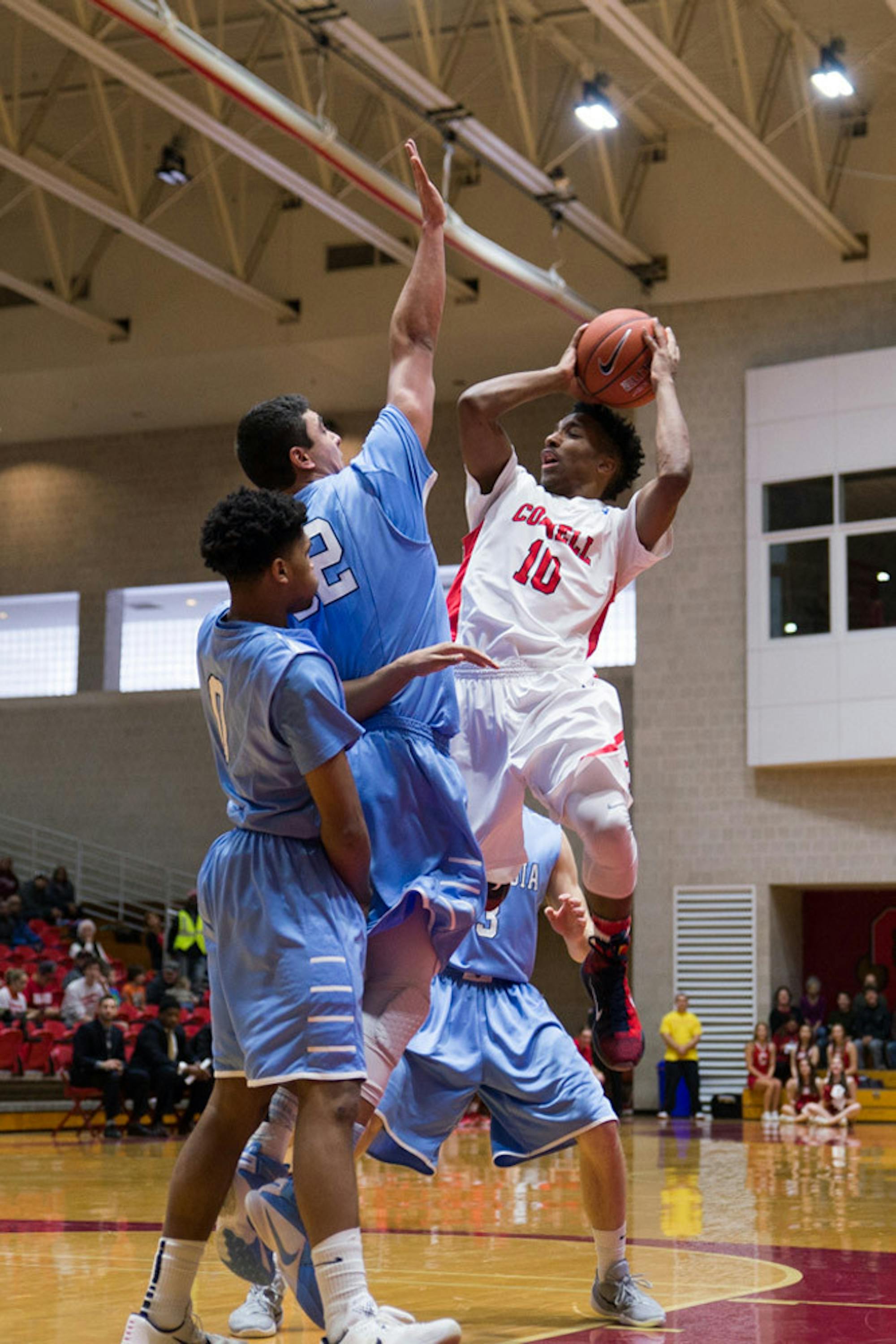 With the injury of junior Robert Hatter, freshman Matt Morgan has been a powerhouse and anchor of the Cornell offense.