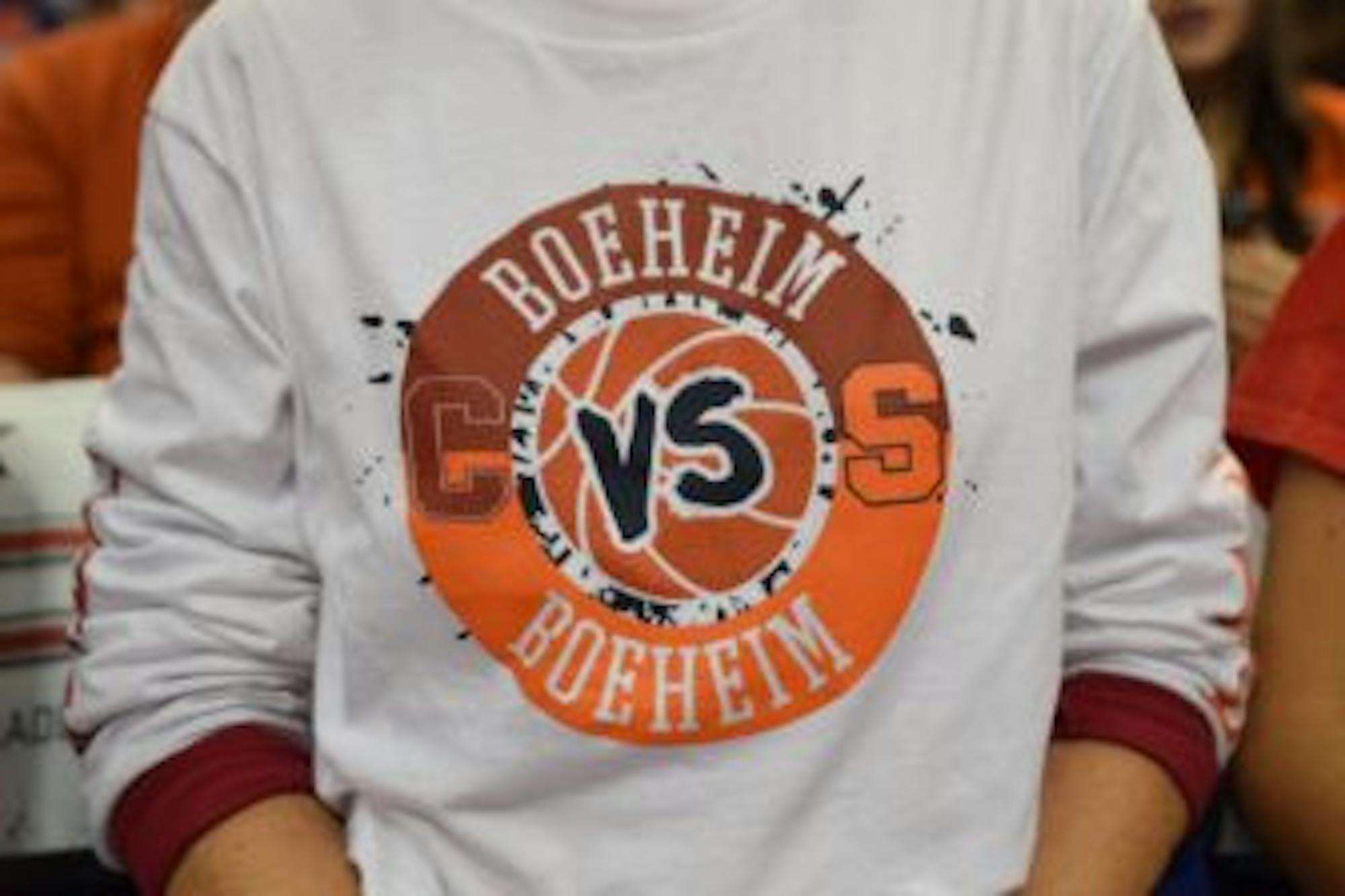 Members of the Boeheim family wore