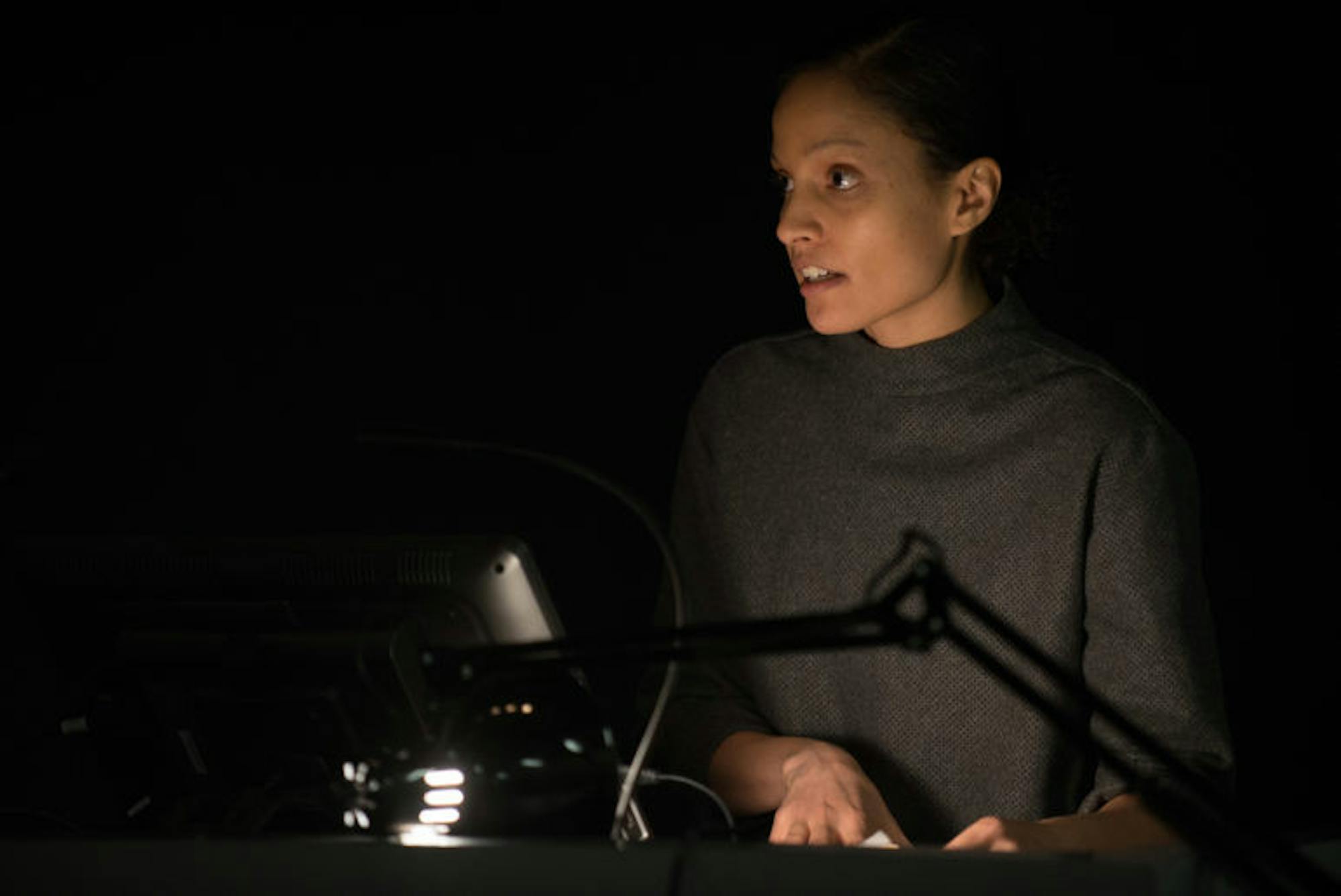 Artist Jessica Vaughn lectures in Milstein Auditorium.