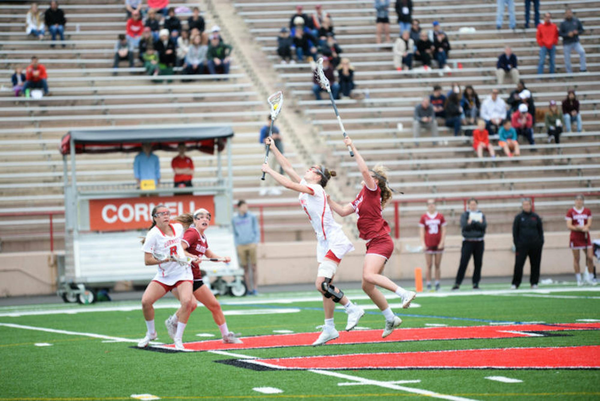 Women's Lacrosse faces Harvard on Saturday, April 29.