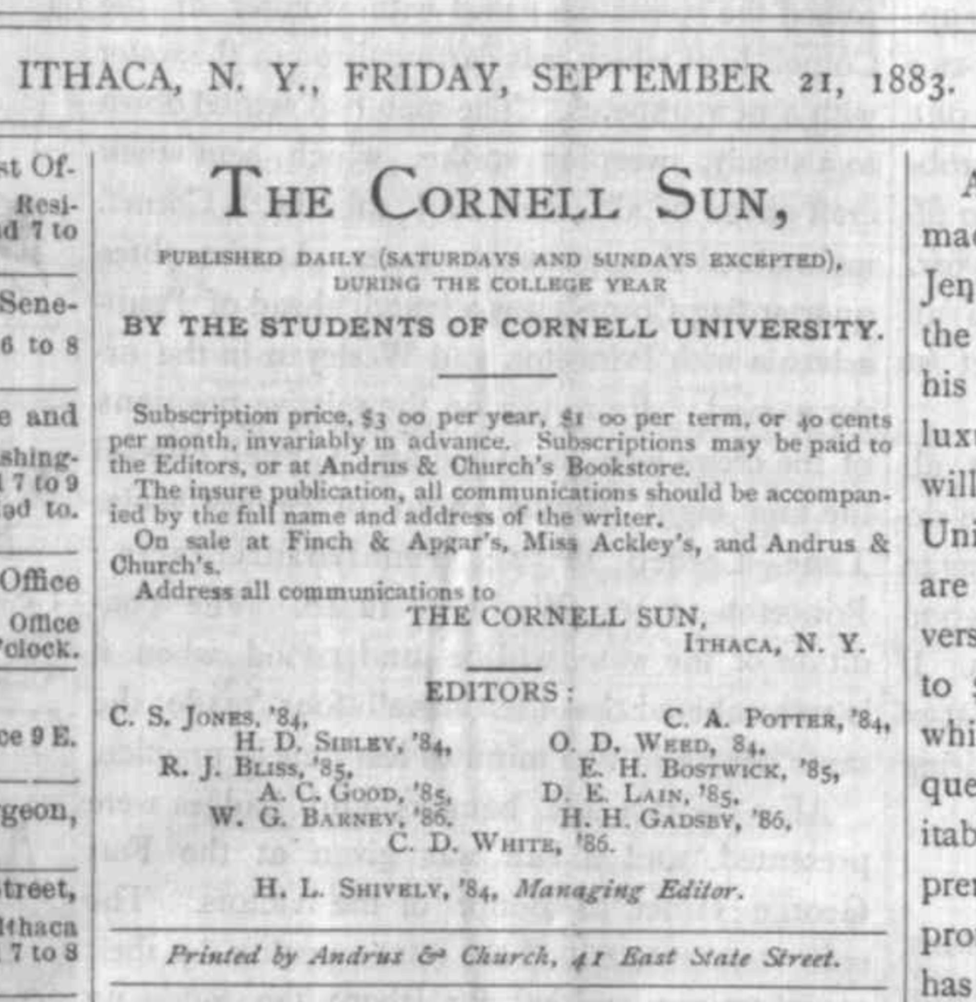 Three years after its debut, The Sun touts its independence from the university.