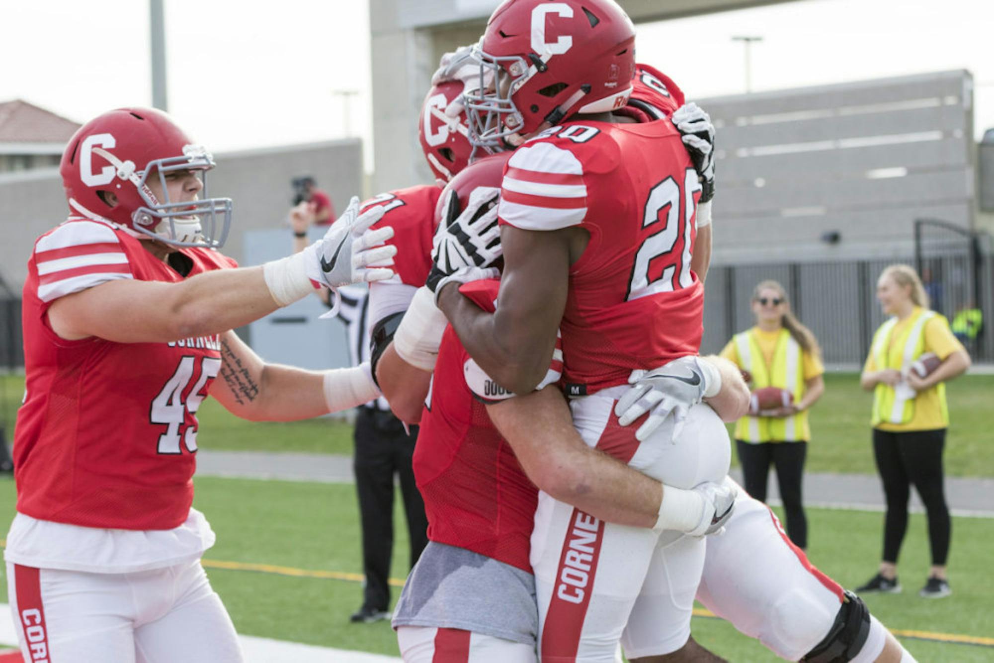 Cornell ran all over the Bears when the teams met in Ithaca last season.