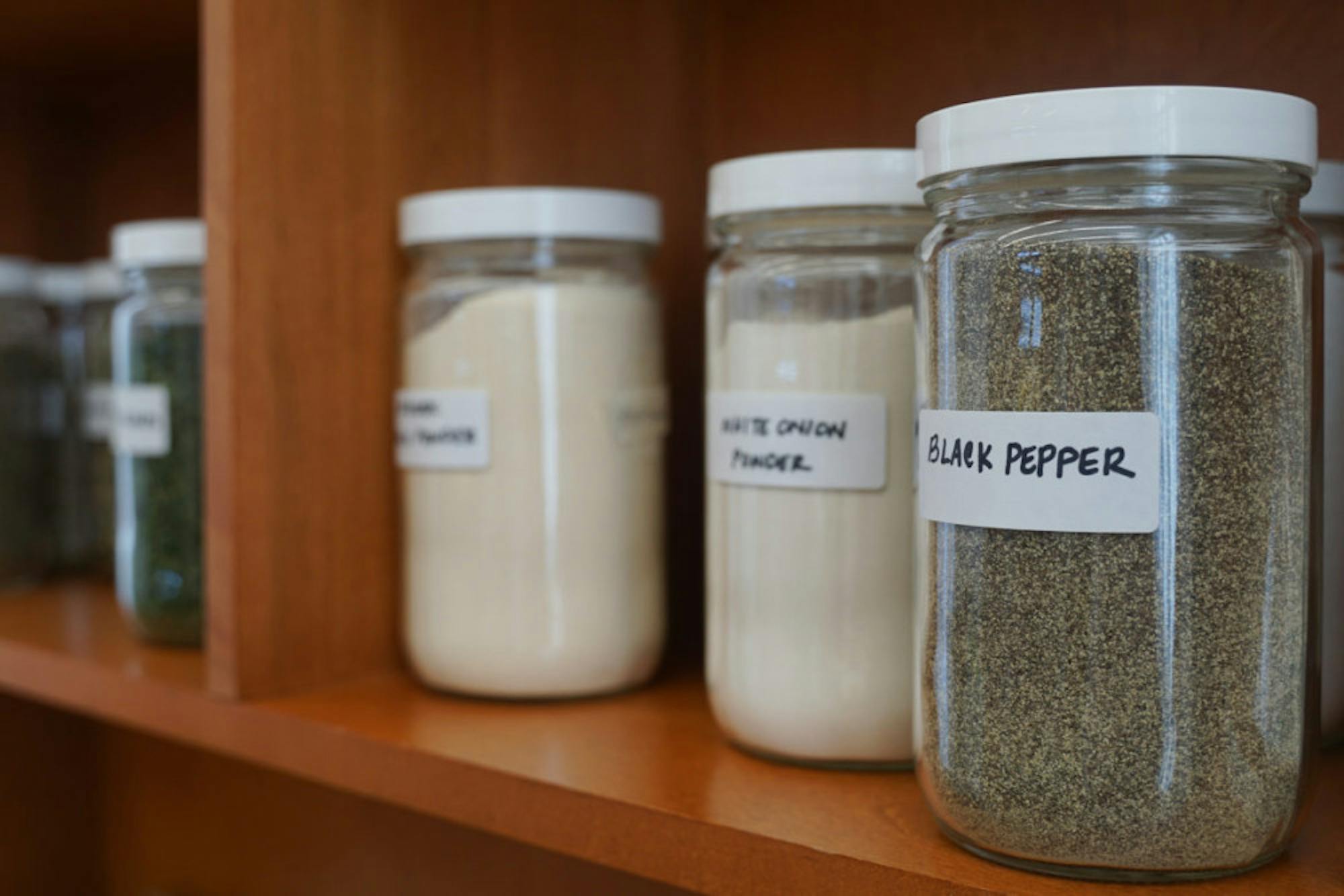 Spices are also available to purchase at any desired quantity.