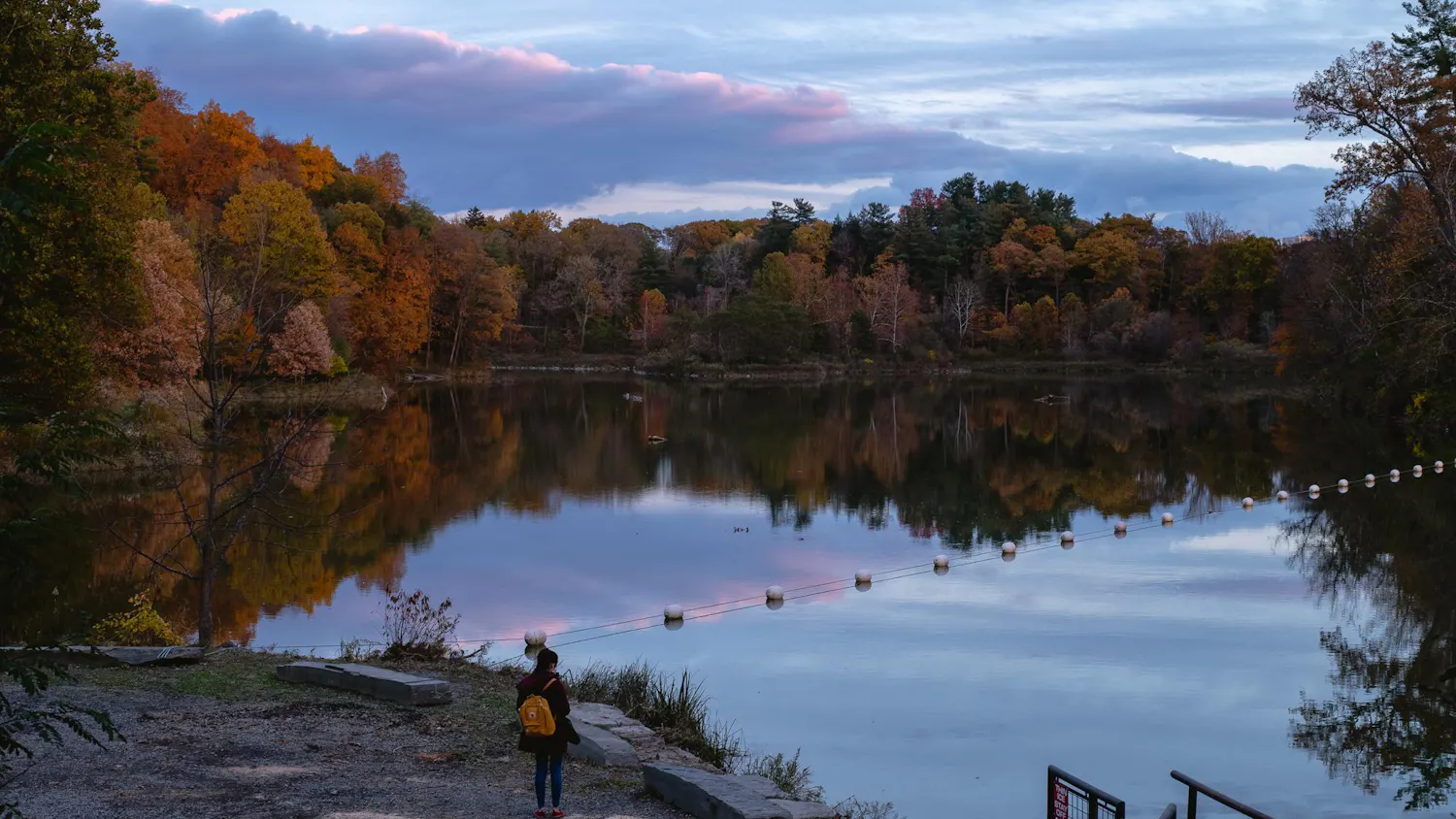 Sunset Over Beebe Lake
