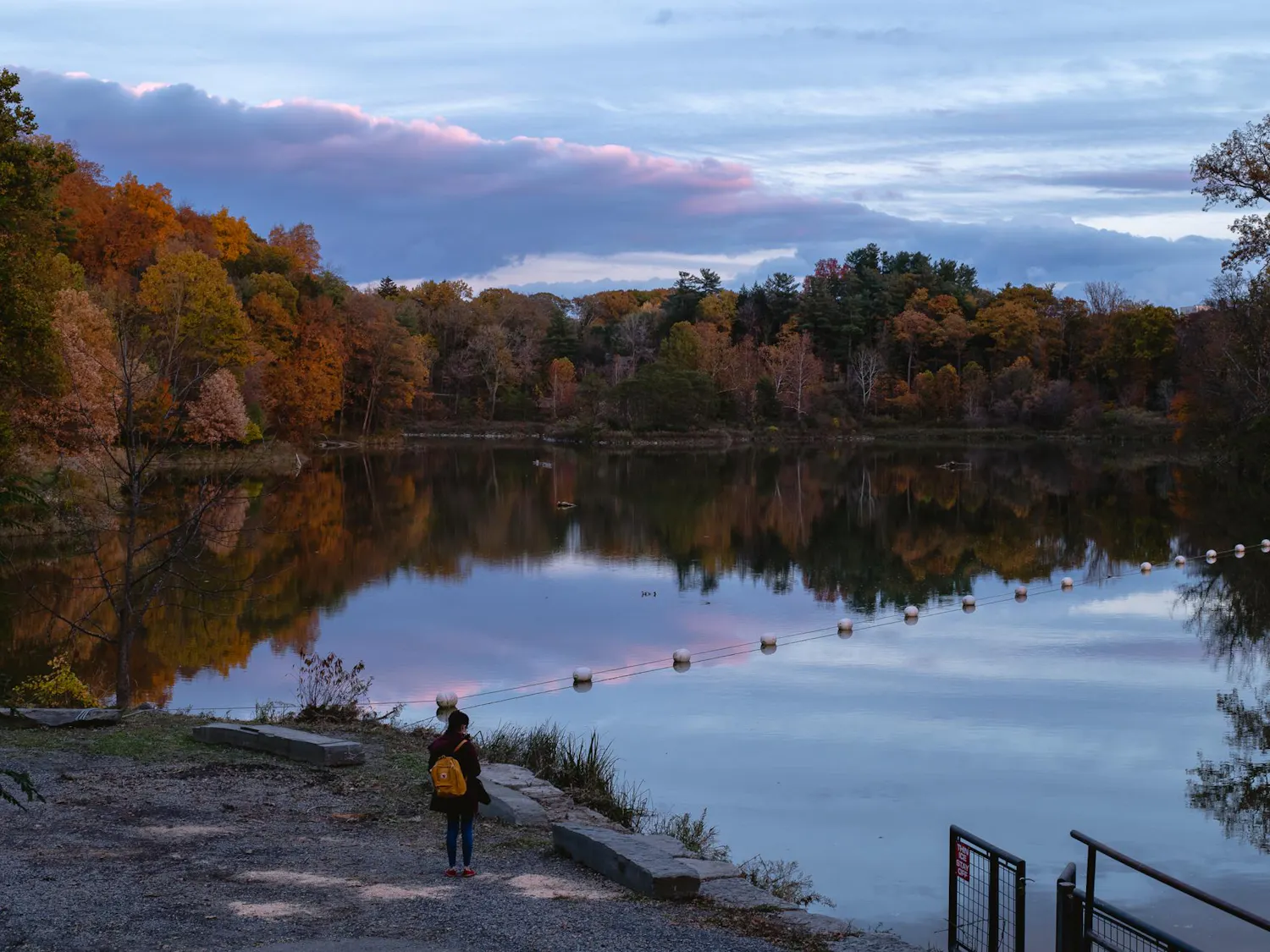 Sunset Over Beebe Lake