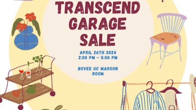 Transcend Garage Sale flyer, 2024