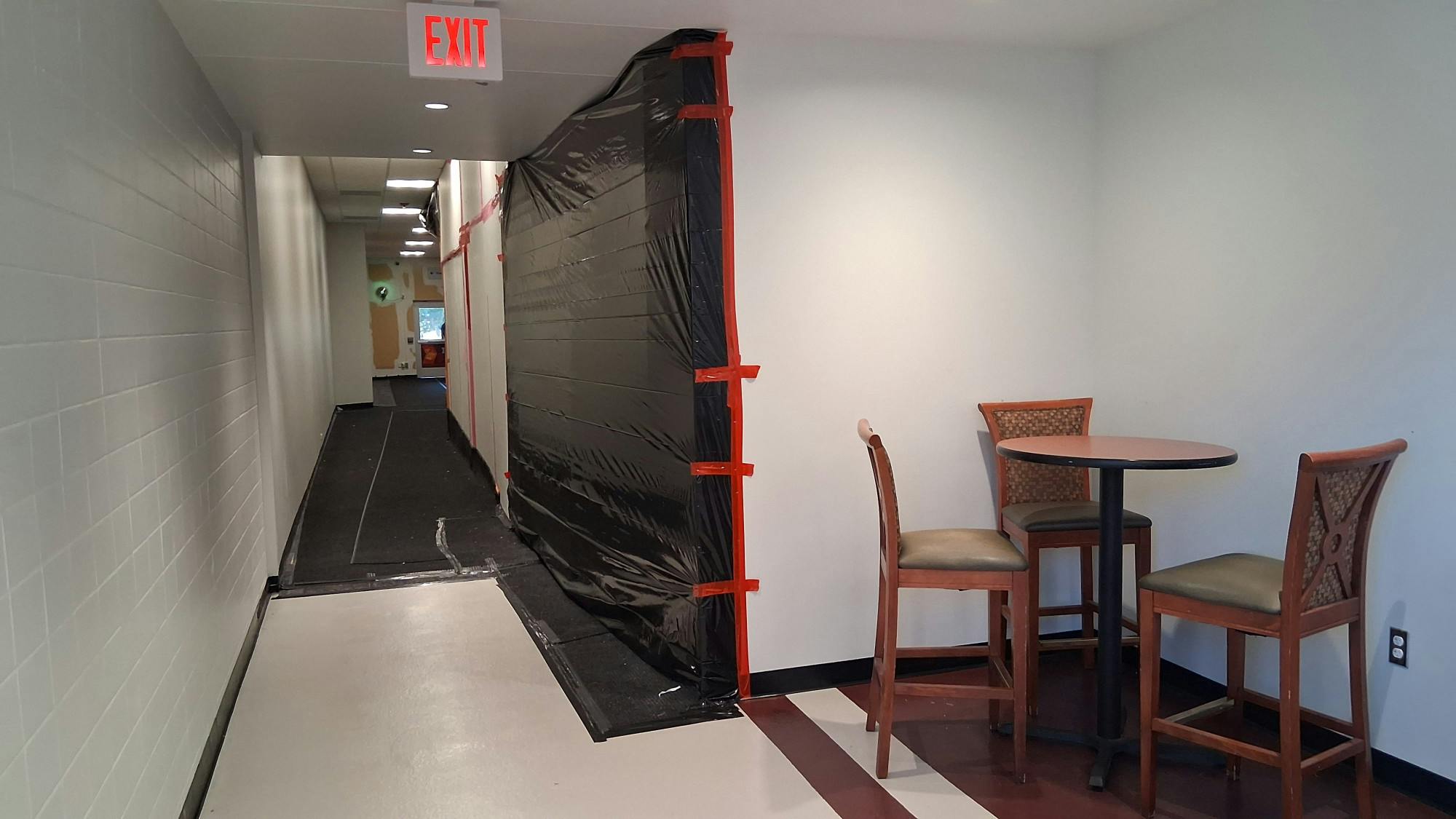 Merrill Hall South end construction