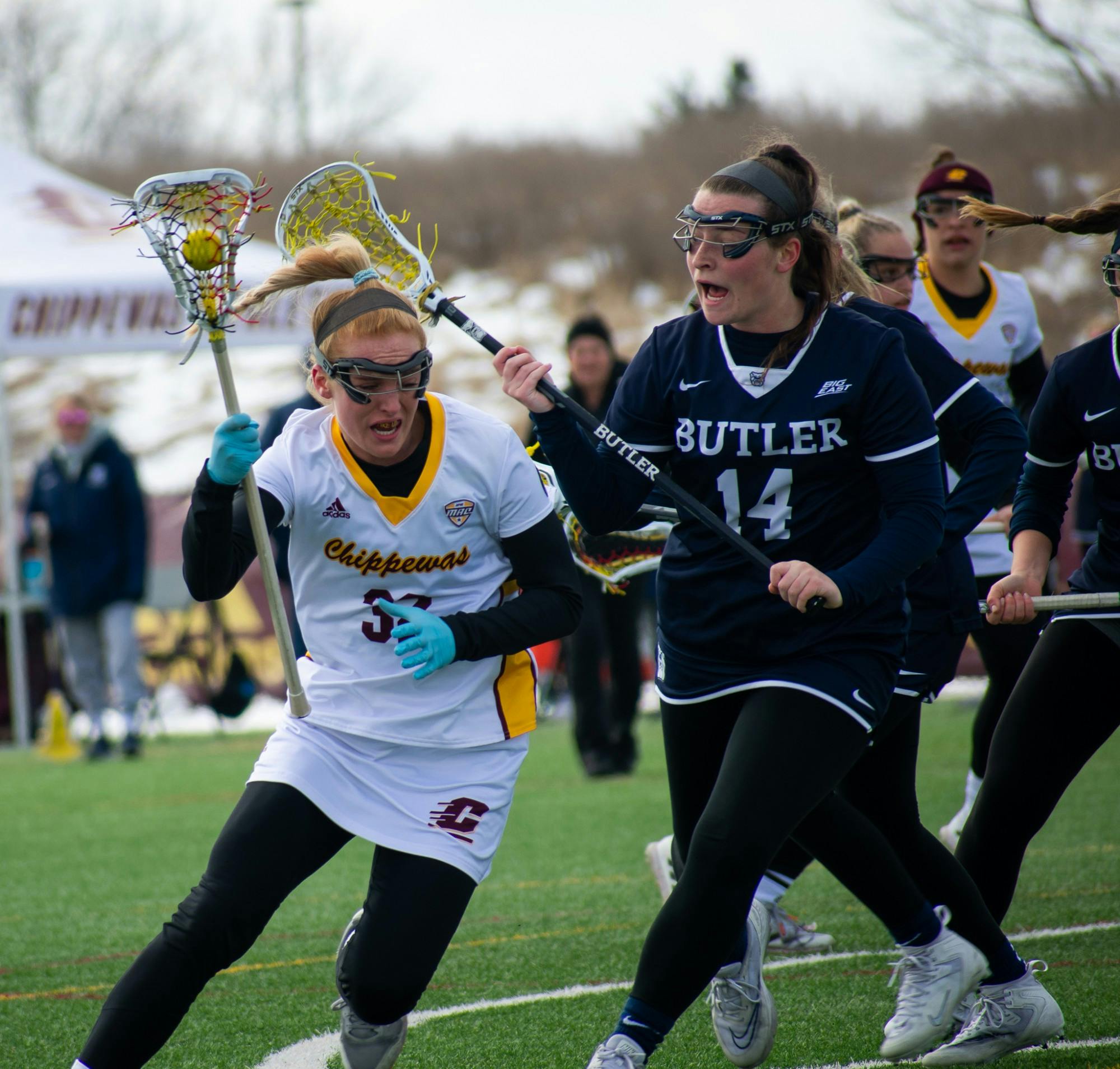 Central Michigan Life Chippewa lacrosse falls at Marquette