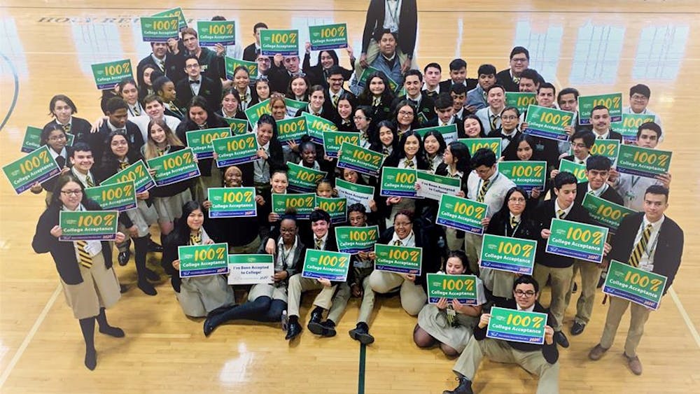 This year’s senior class at Cristo Rey had 296 individual college acceptances from 210 universities and 83 community colleges.&nbsp;