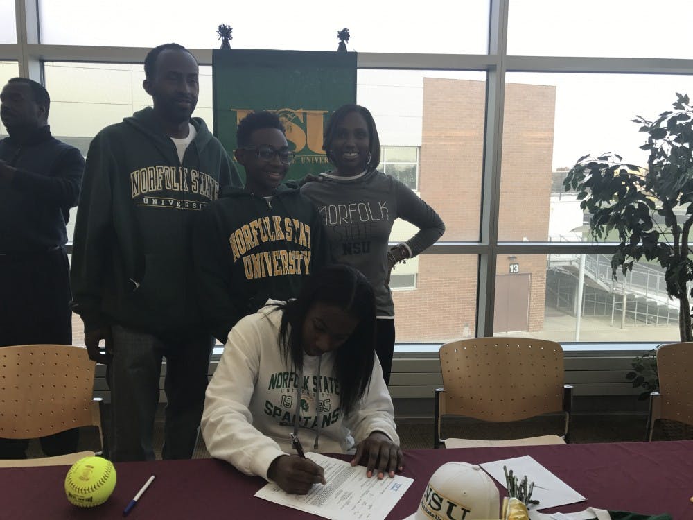 On Nov. 16, Hammond committed to Norfolk State University in Norfolk, Virginia, where she will be playing both center field/outfield.