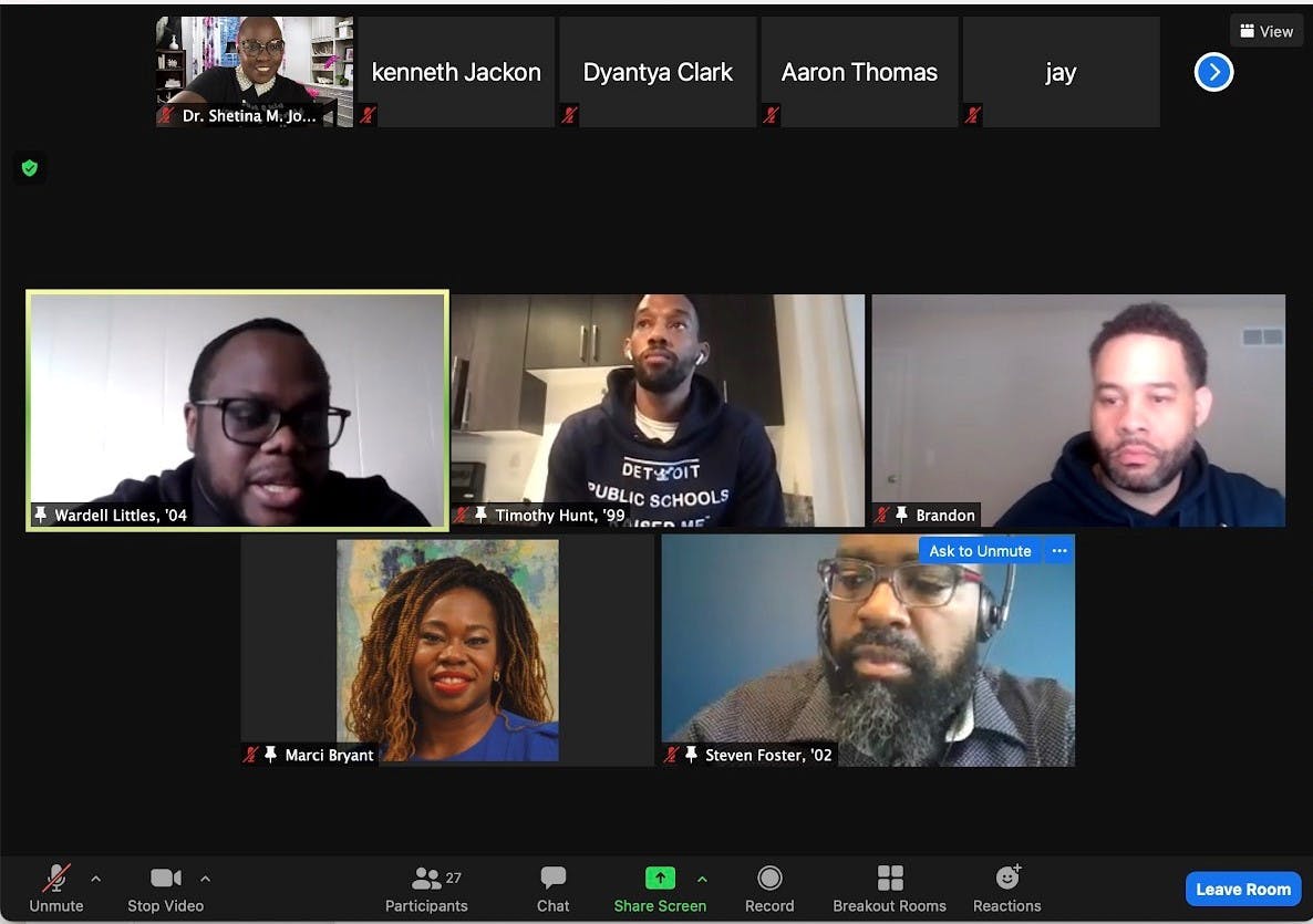 Former Crusaders came through virtually for King’s career day: Crusaders for Crusaders Career Day. Photo by Crusaders Chronicle.