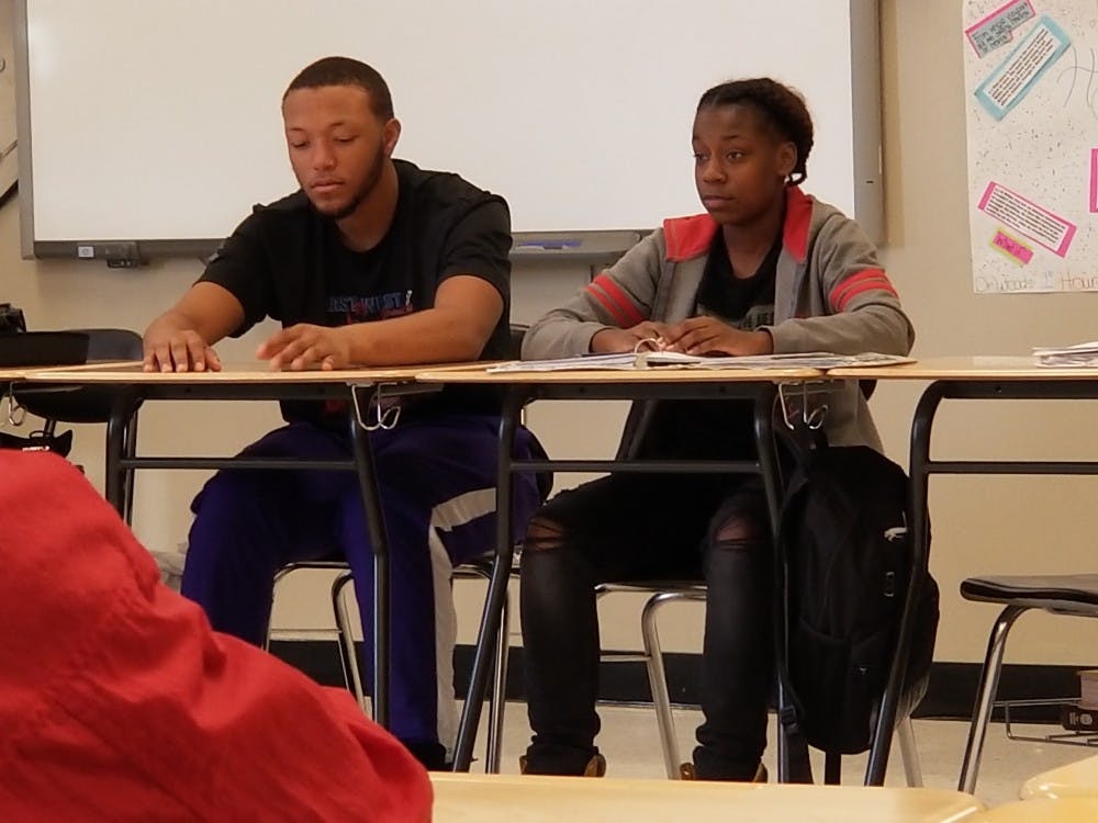 Photo Editor Michael Bradley Hargrove and Editor-in-chief Keyana McCraney