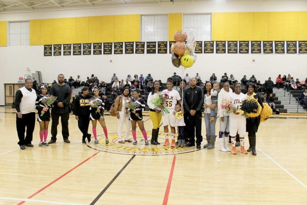 <p>Senior athletes are honored for their dedication to King.</p>