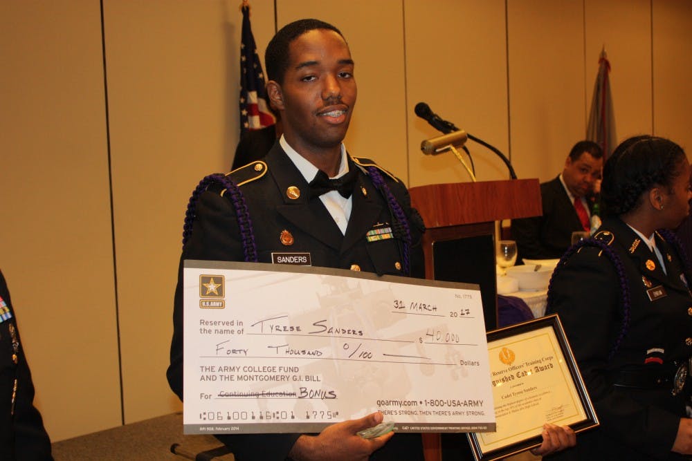 CMA senior Tyrese Sanders was awarded over $40,000 and a position in the army as a cardiovascular specialist.