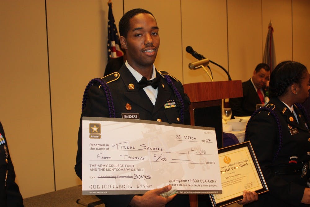 <p>CMA senior Tyrese Sanders was awarded over $40,000 and a position in the army as a cardiovascular specialist.</p>