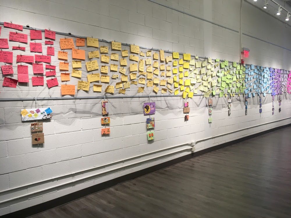 Forty visitors attended the April 11 opening event, including several Renaissance allied students and parents.