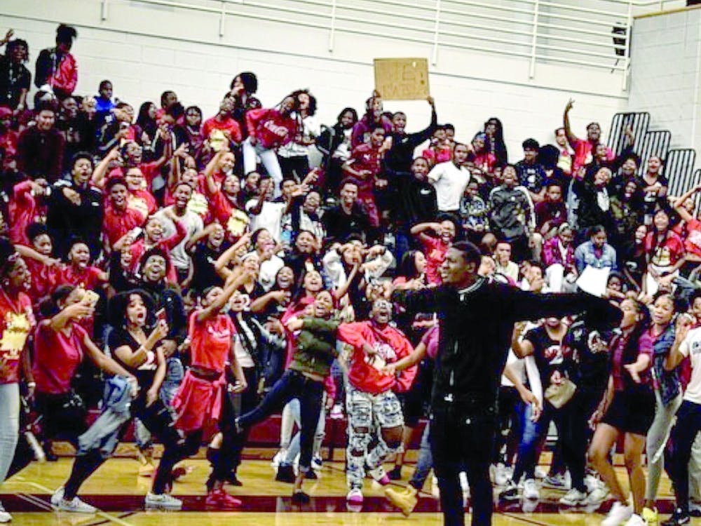 Instagram influencer Big Tae hosted the Renaissance High School homecoming Pep Rally on Oct. 11.