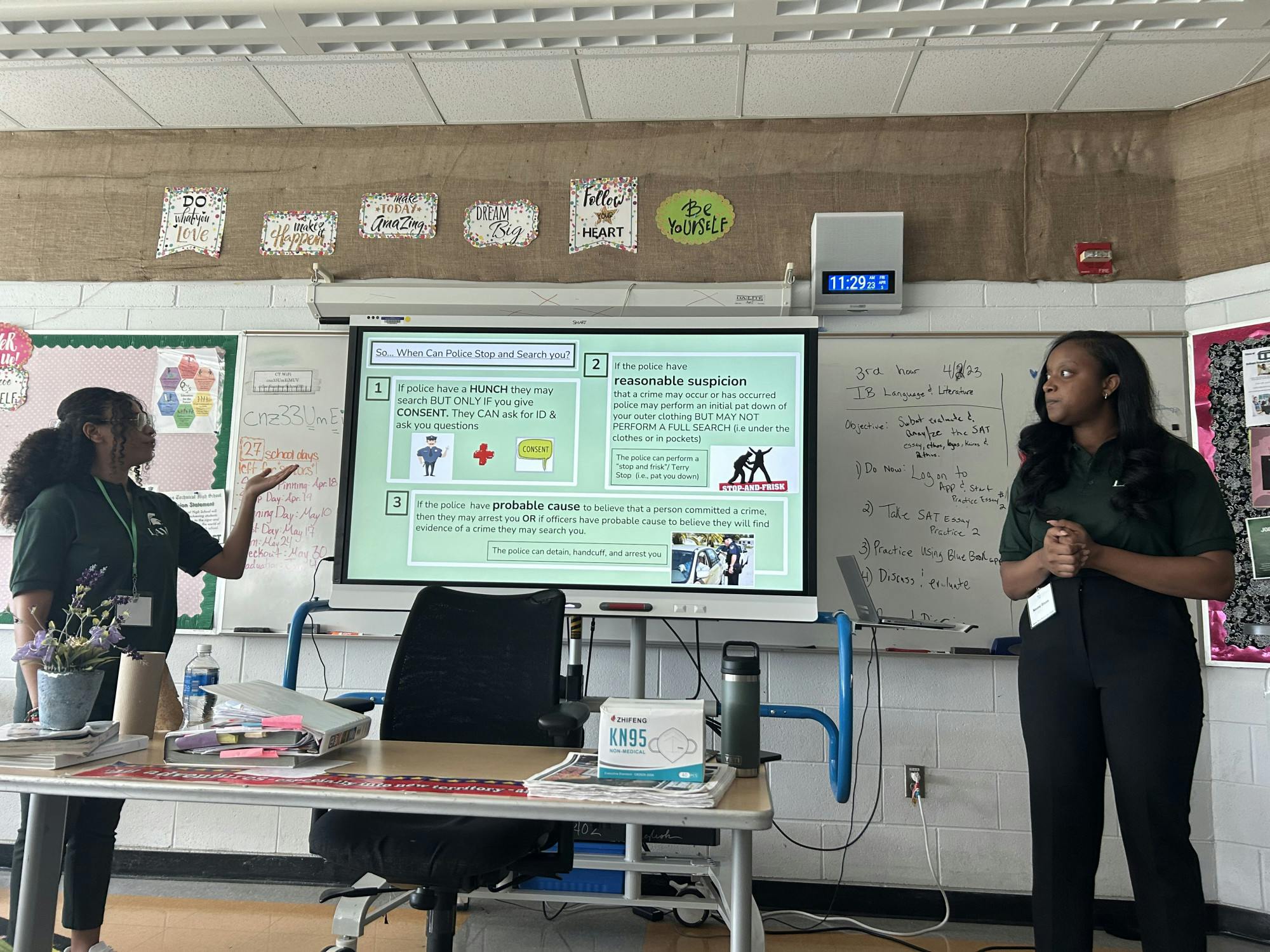 Michigan State law students visited Cass Tech. Courtesy photo.