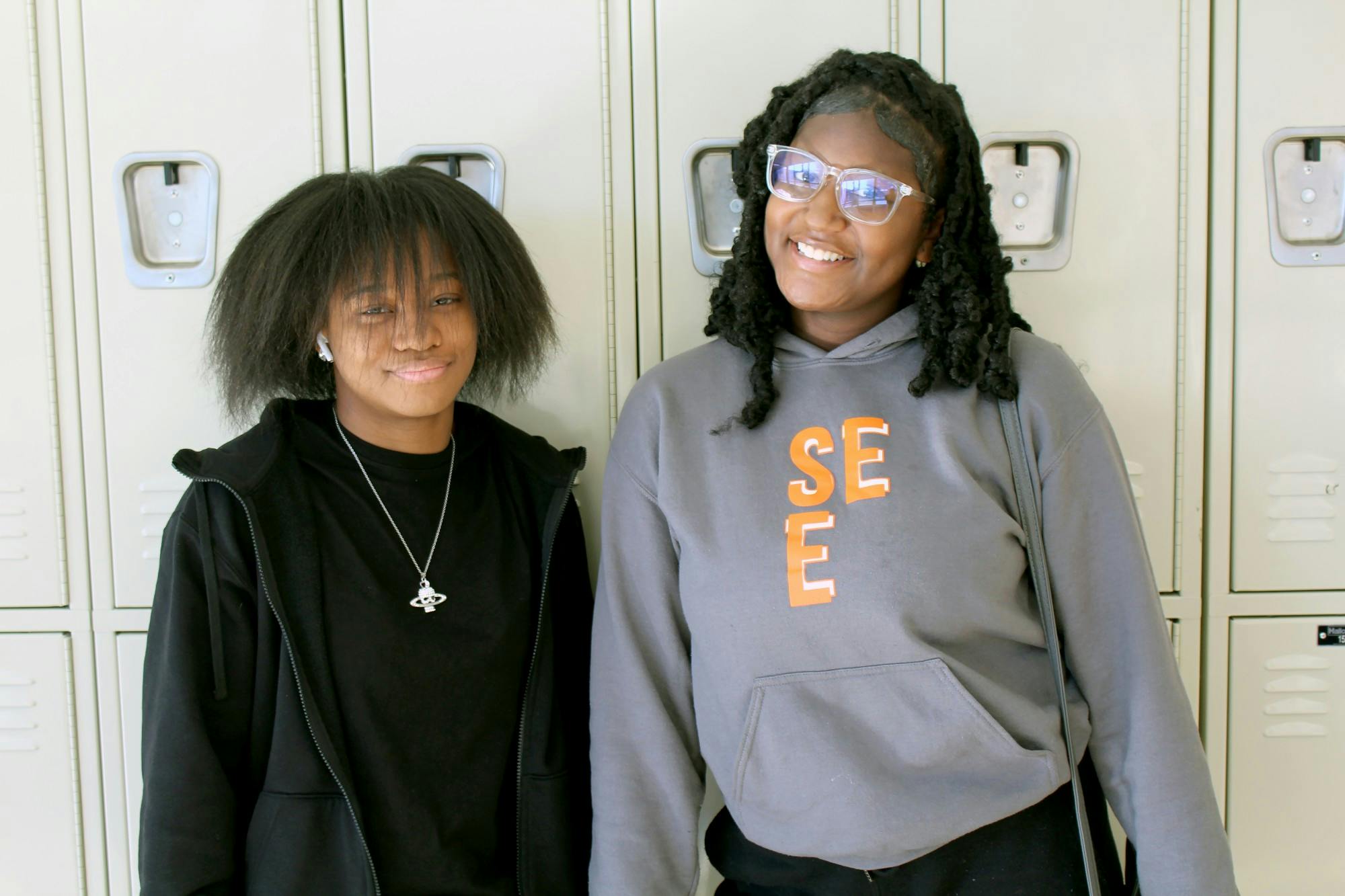 Command Sgt. Major Ashayla Middlebrook and Executive Officer India Mullen. Courtesy photo.