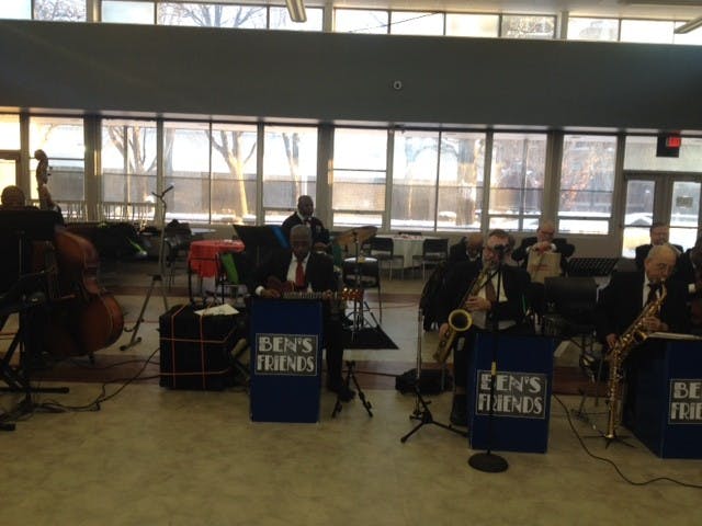 Douglass principal Berry Greer enjoys playing music and used to be a band director.